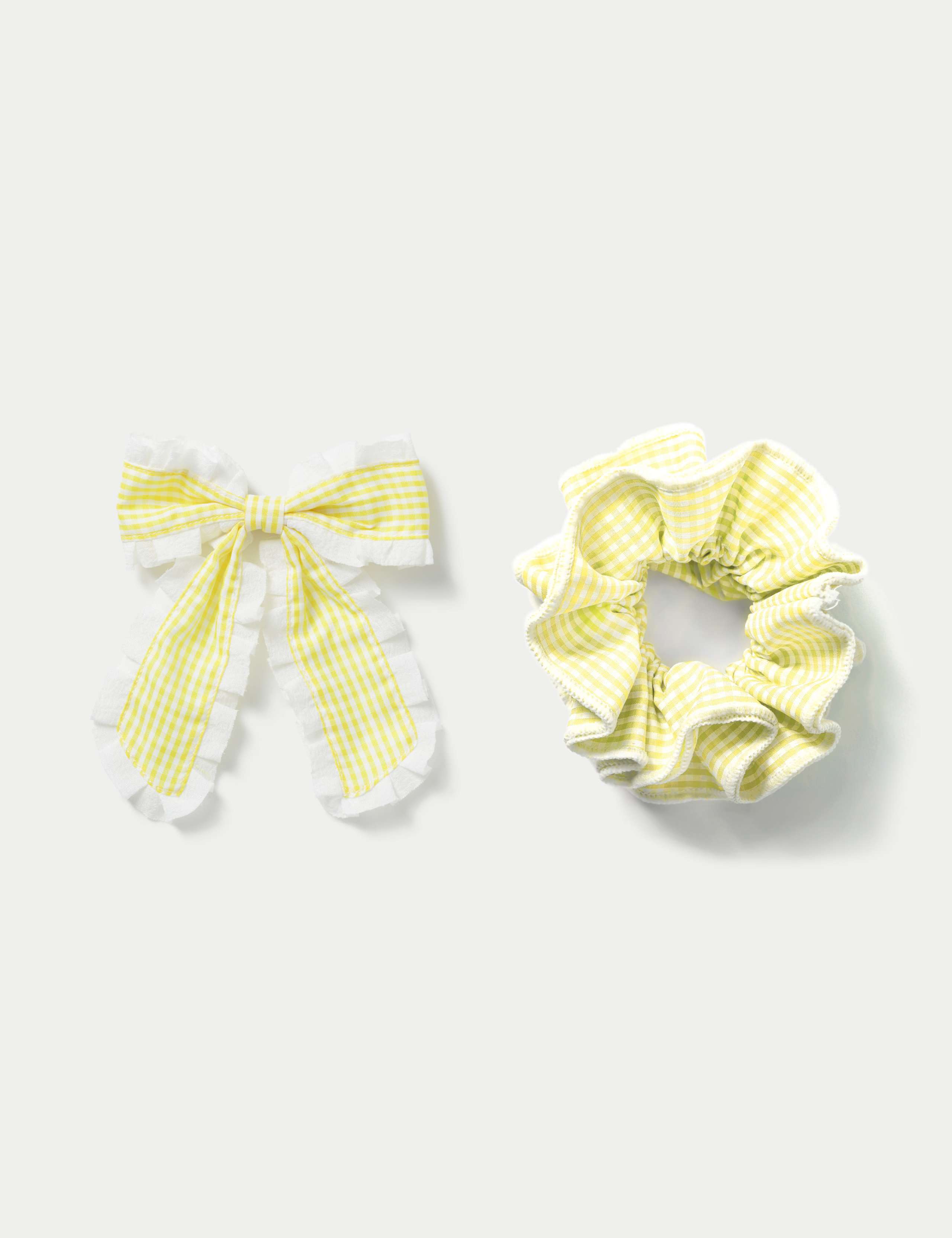 Back To School Gingham Scrunchie And Bow