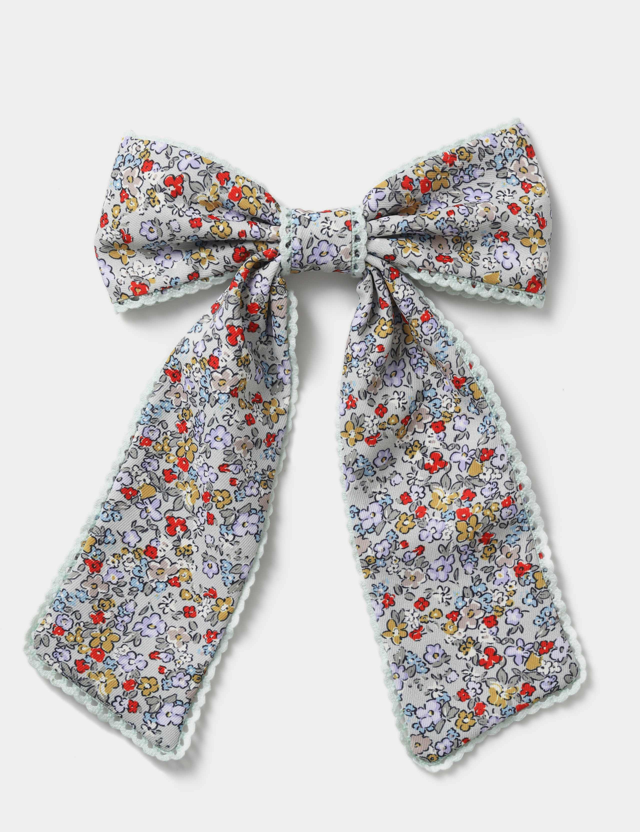 Ditsy Bow Hair Clip