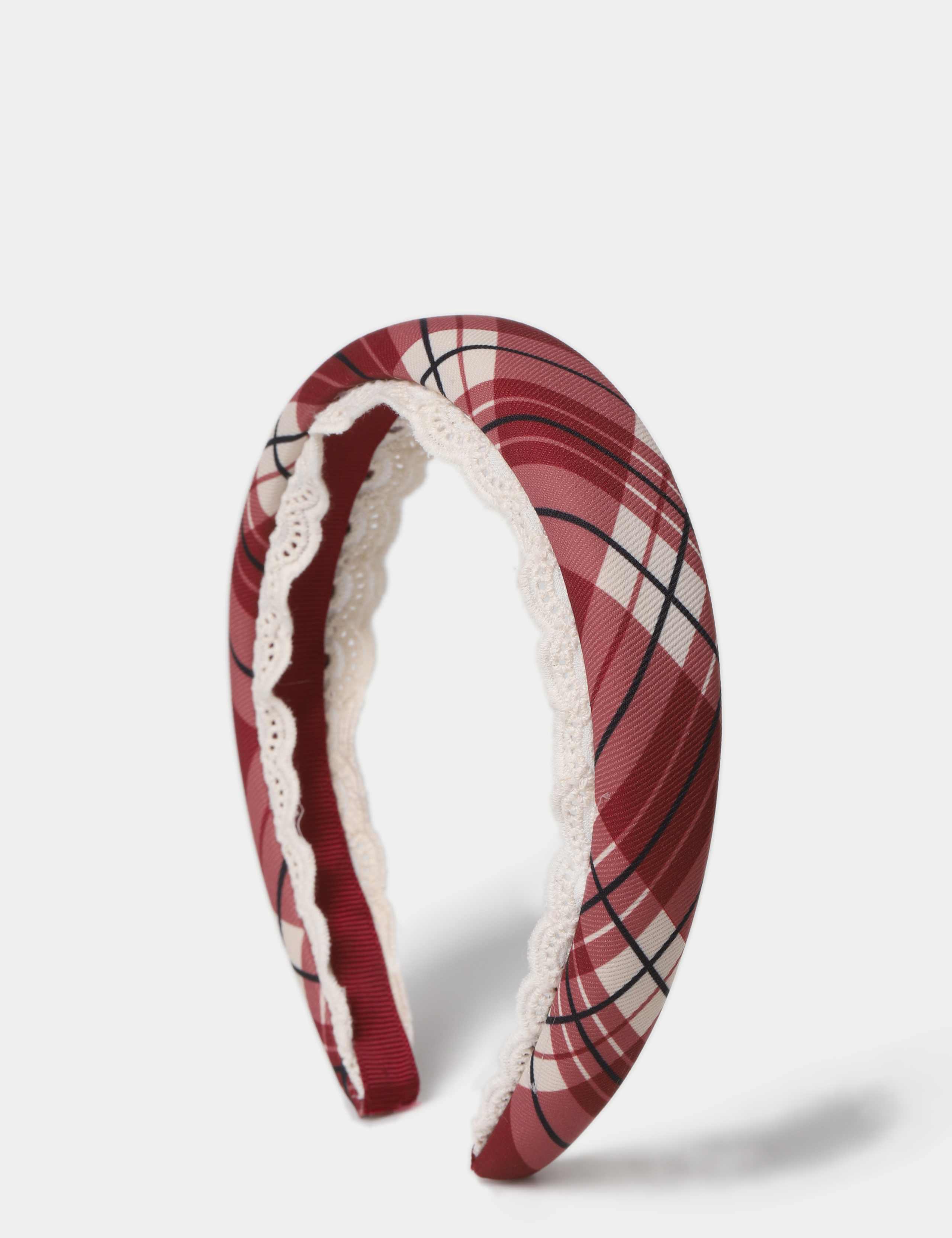 Check Padded Alice Band
