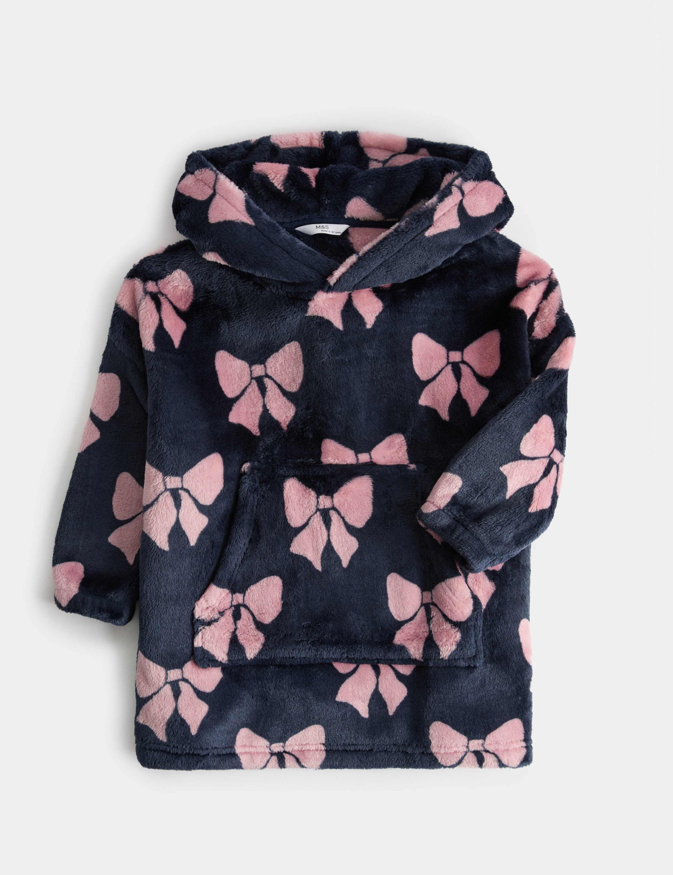 Fleece Bow Hoodie (3-16 Yrs)