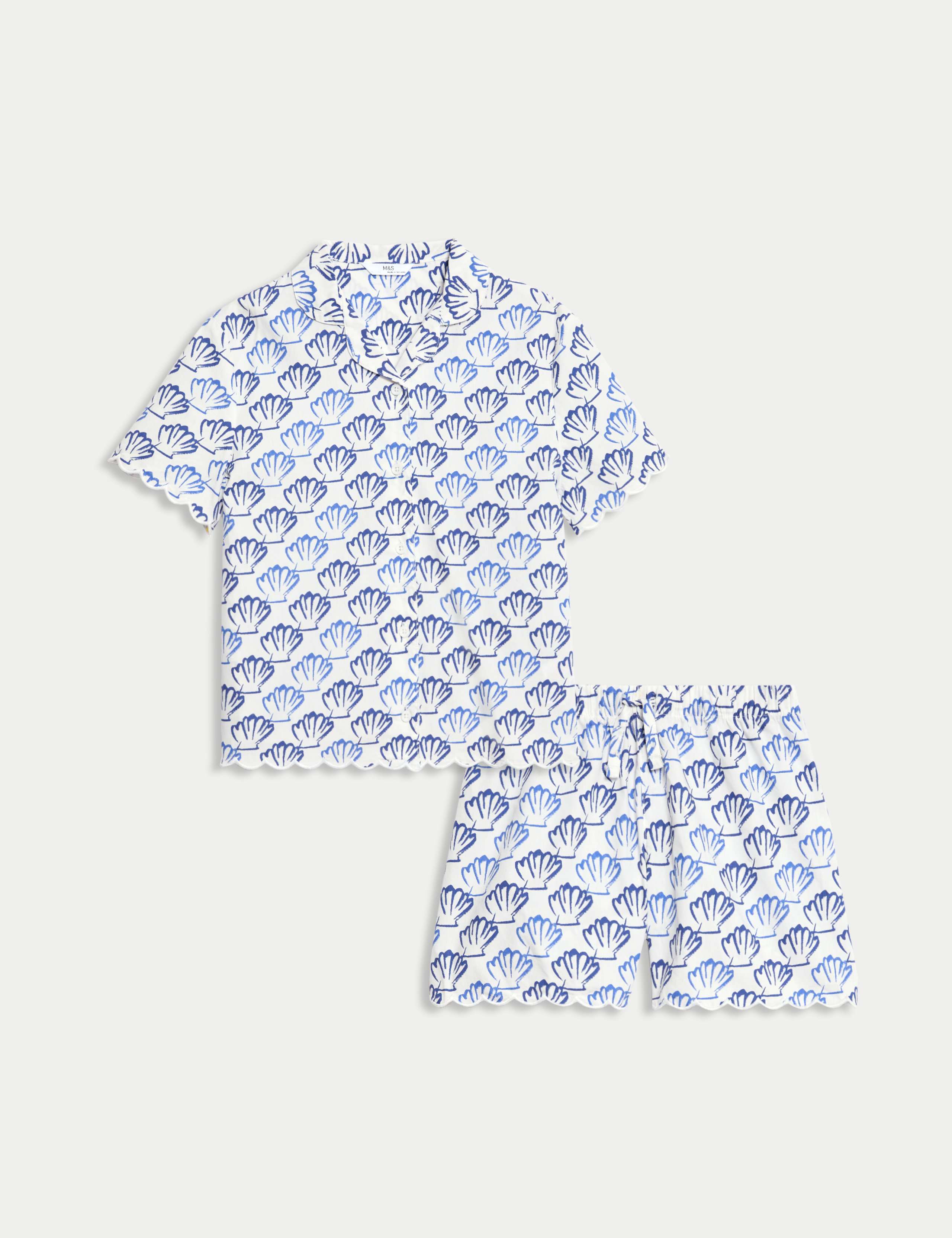 Pure Cotton Printed Short Pyjamas (1-16 Yrs)