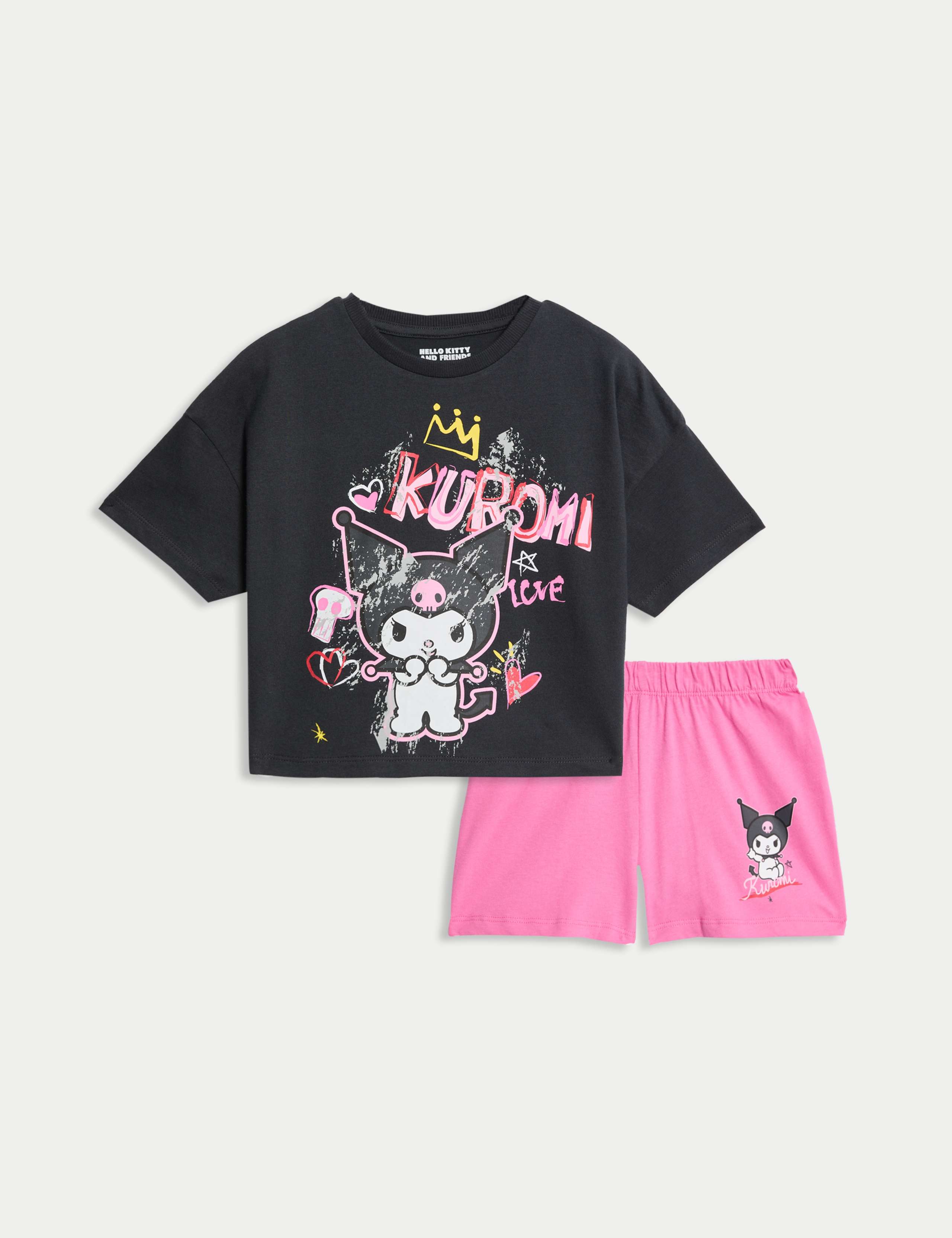 Pure Cotton Kuromi™ Pyjamas (3-16 Yrs)