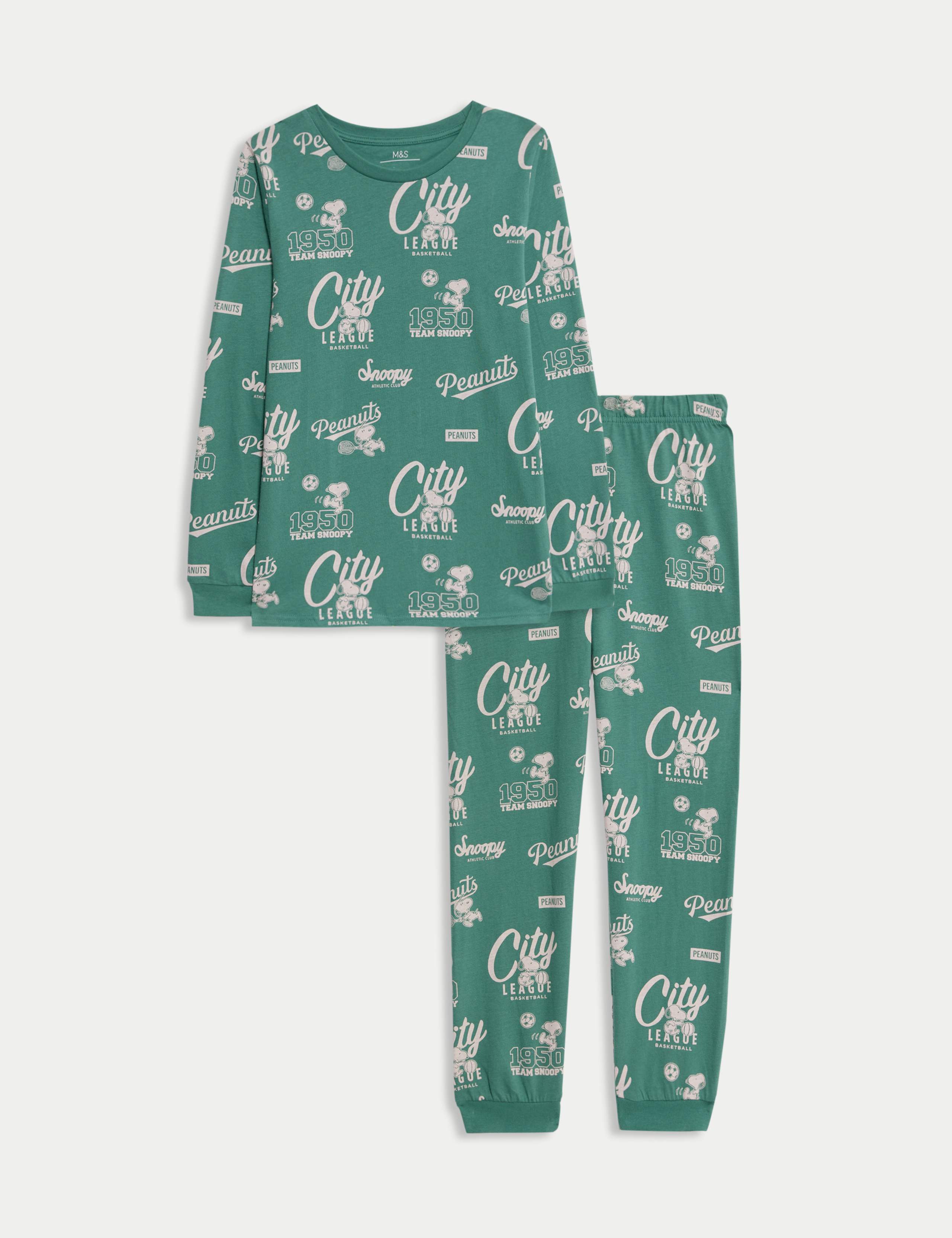 Pure Cotton Snoopy™ Print Pyjamas (6-16 Yrs)