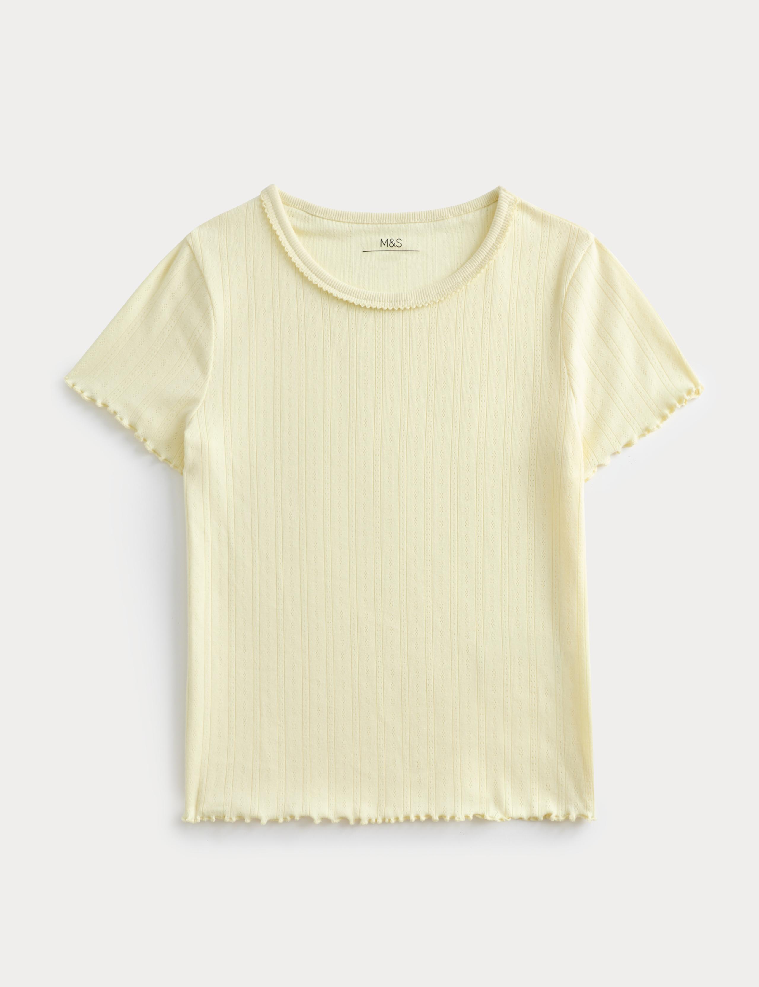 Kids' Pointelle Brushed Pyjama Top (6-16 Yrs)