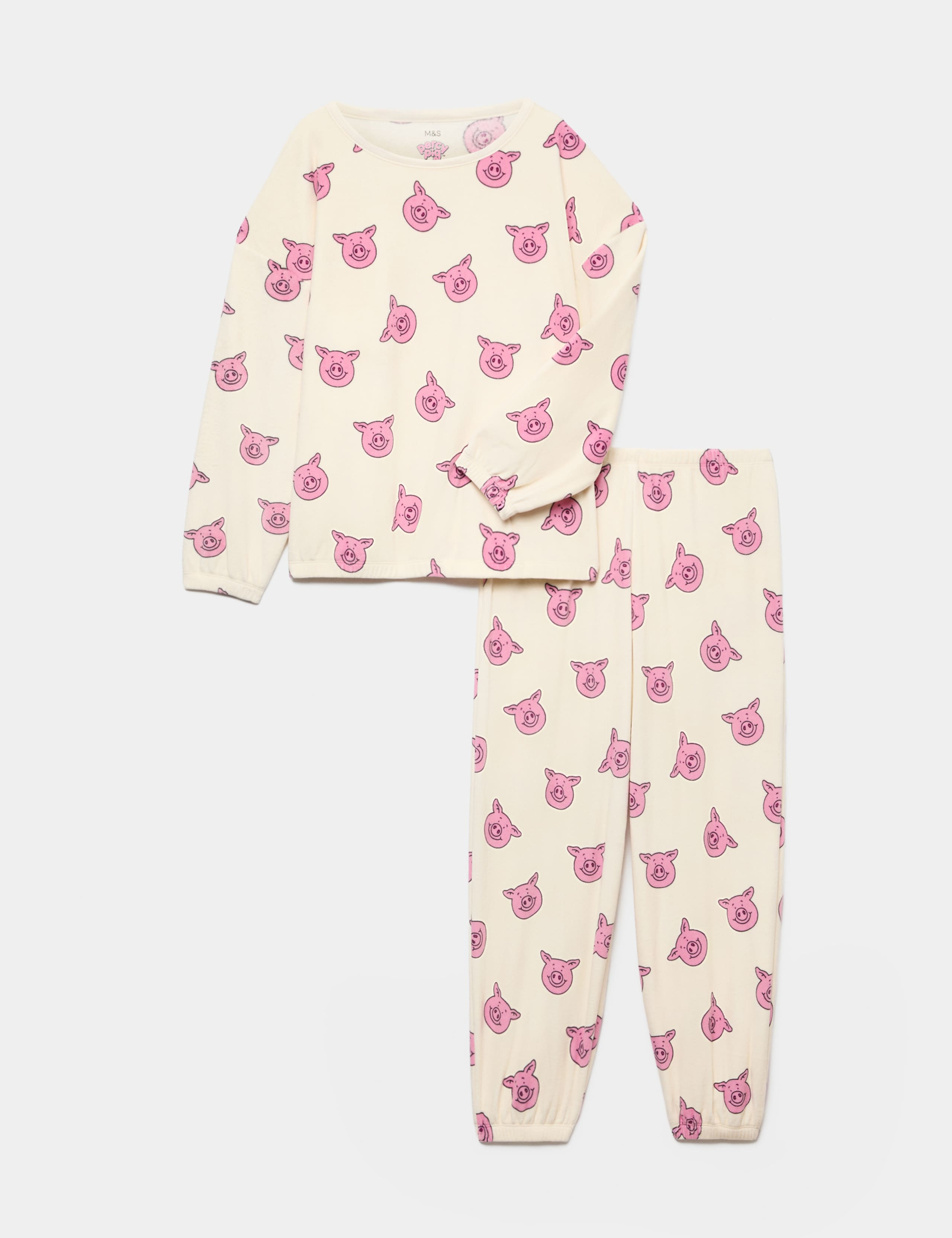 Percy Pig™ Velour Pyjamas (3-16 Yrs)