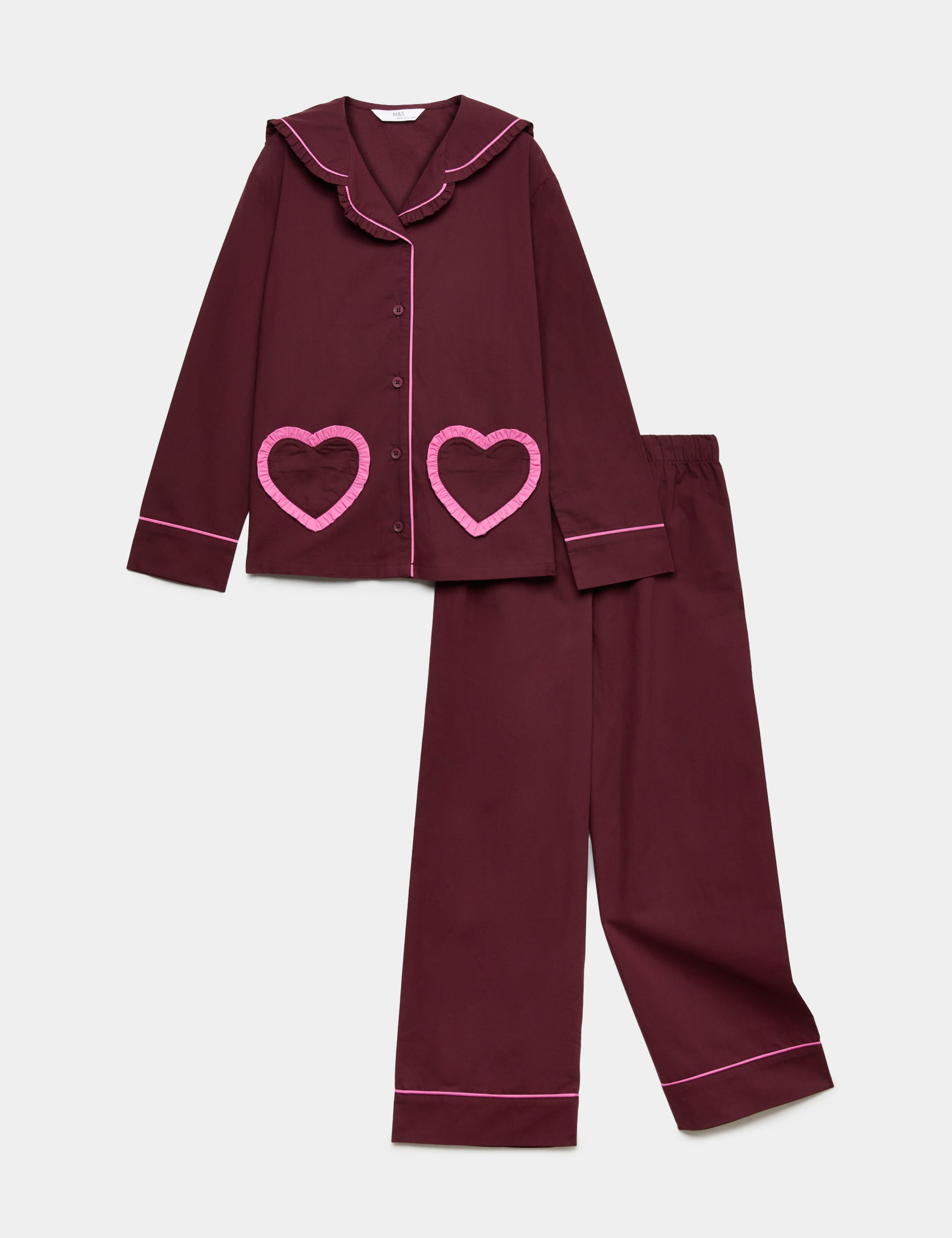 Pure Cotton Brunch Club Pyjamas (6-16 Yrs)