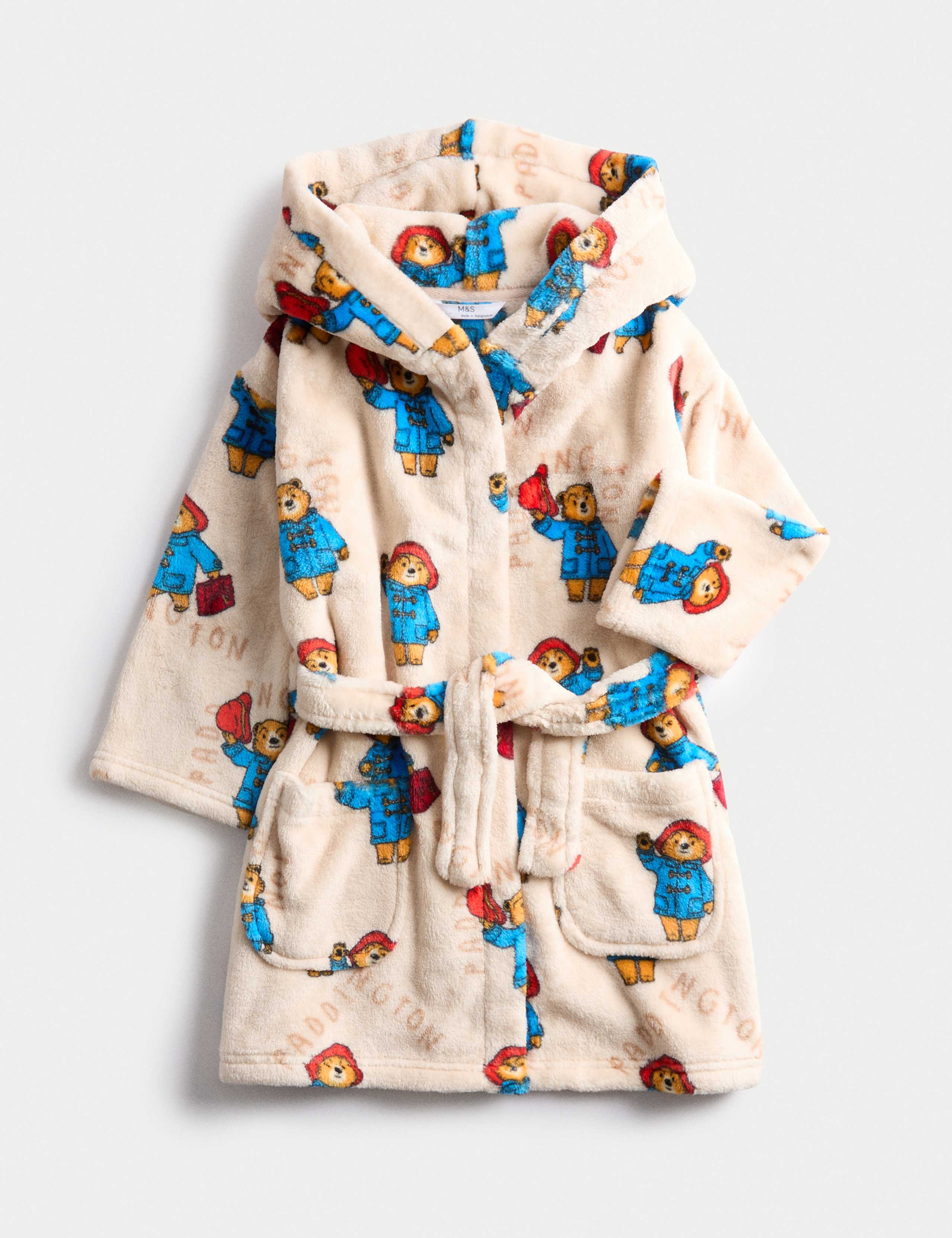 Fleece Paddington™ Hooded Robe (1-8 Yrs)