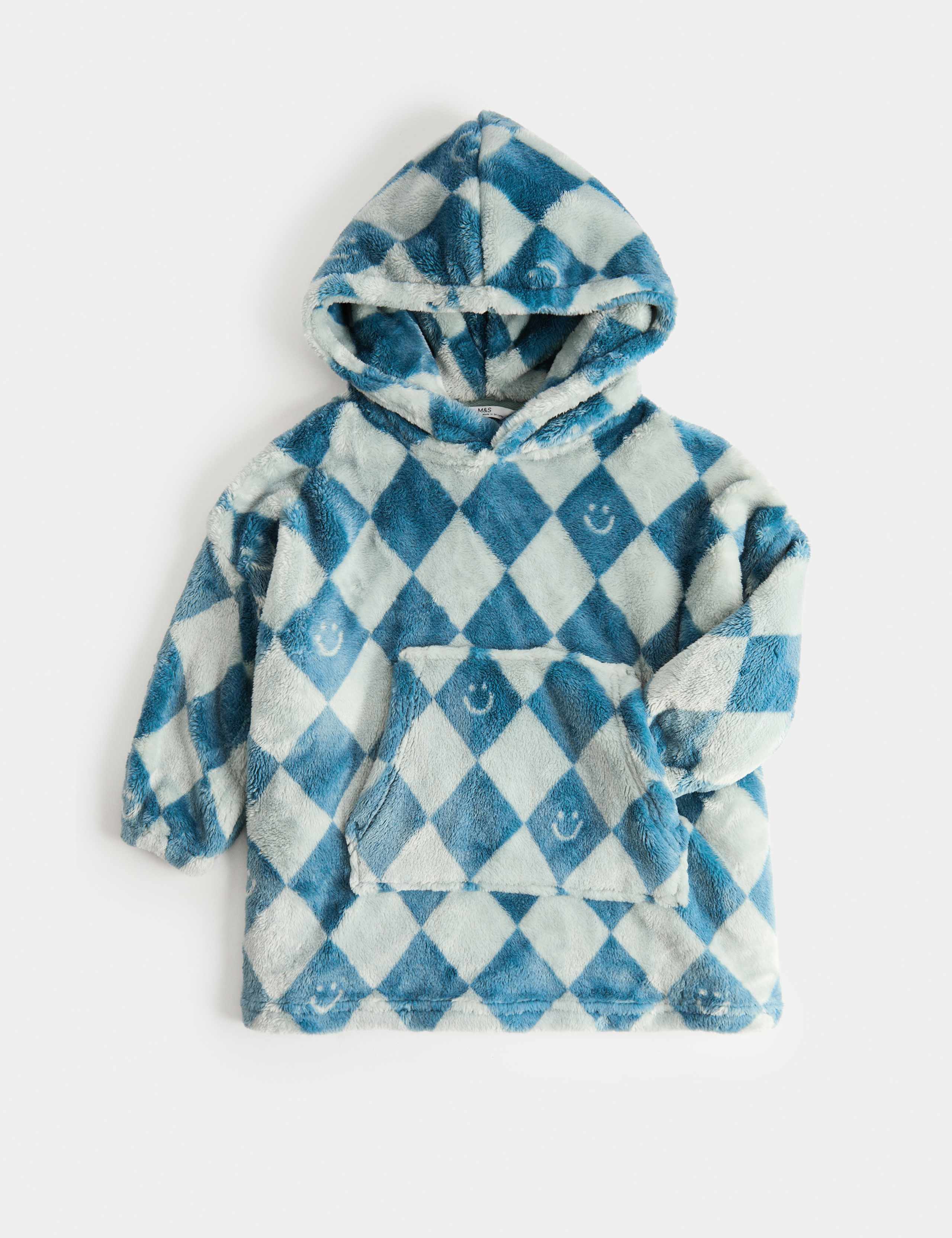Harlequin Fleece Oversized Hoodie (3-16 Yrs)