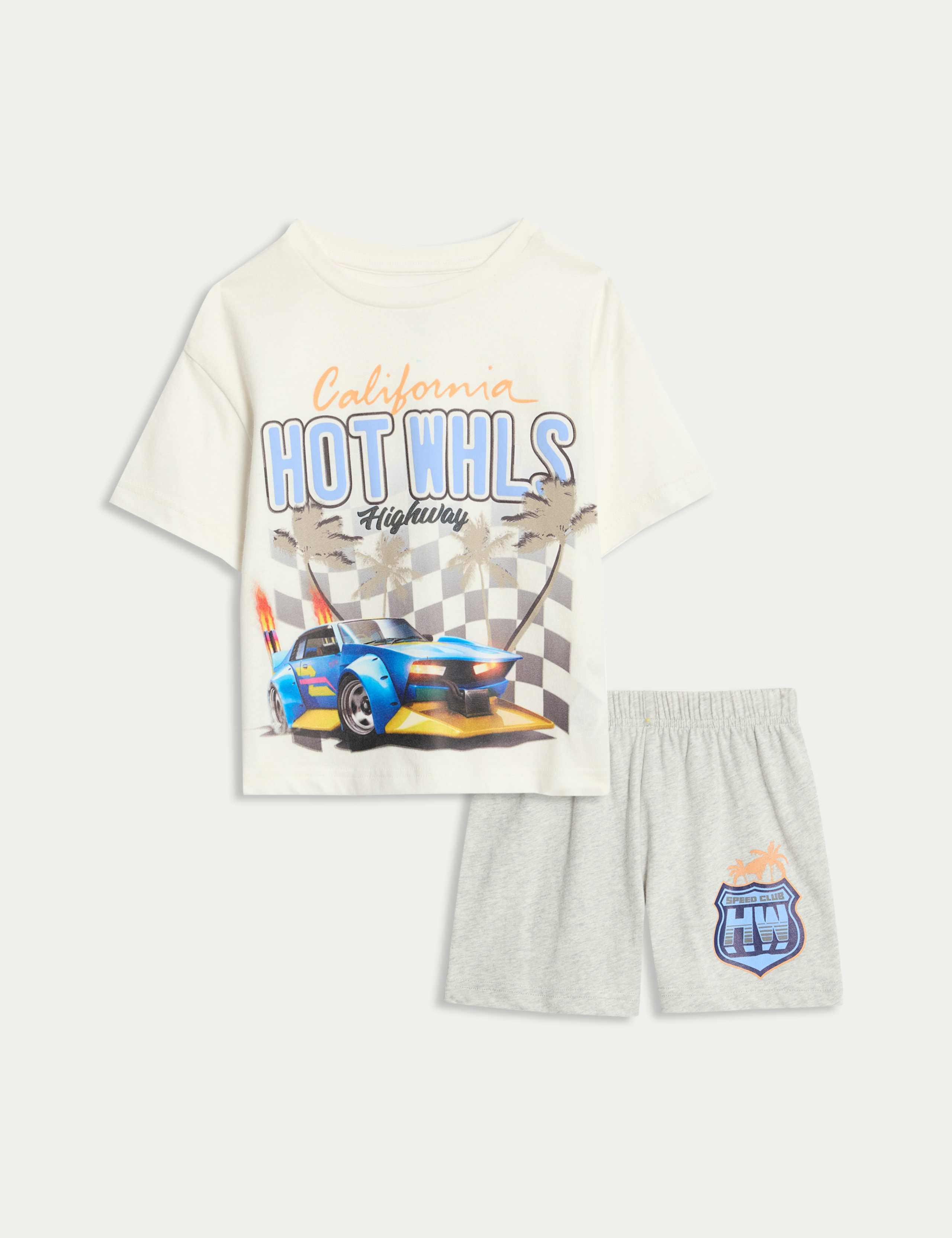 Pure Cotton Hot Wheels™ Pyjamas (2-8 Yrs)