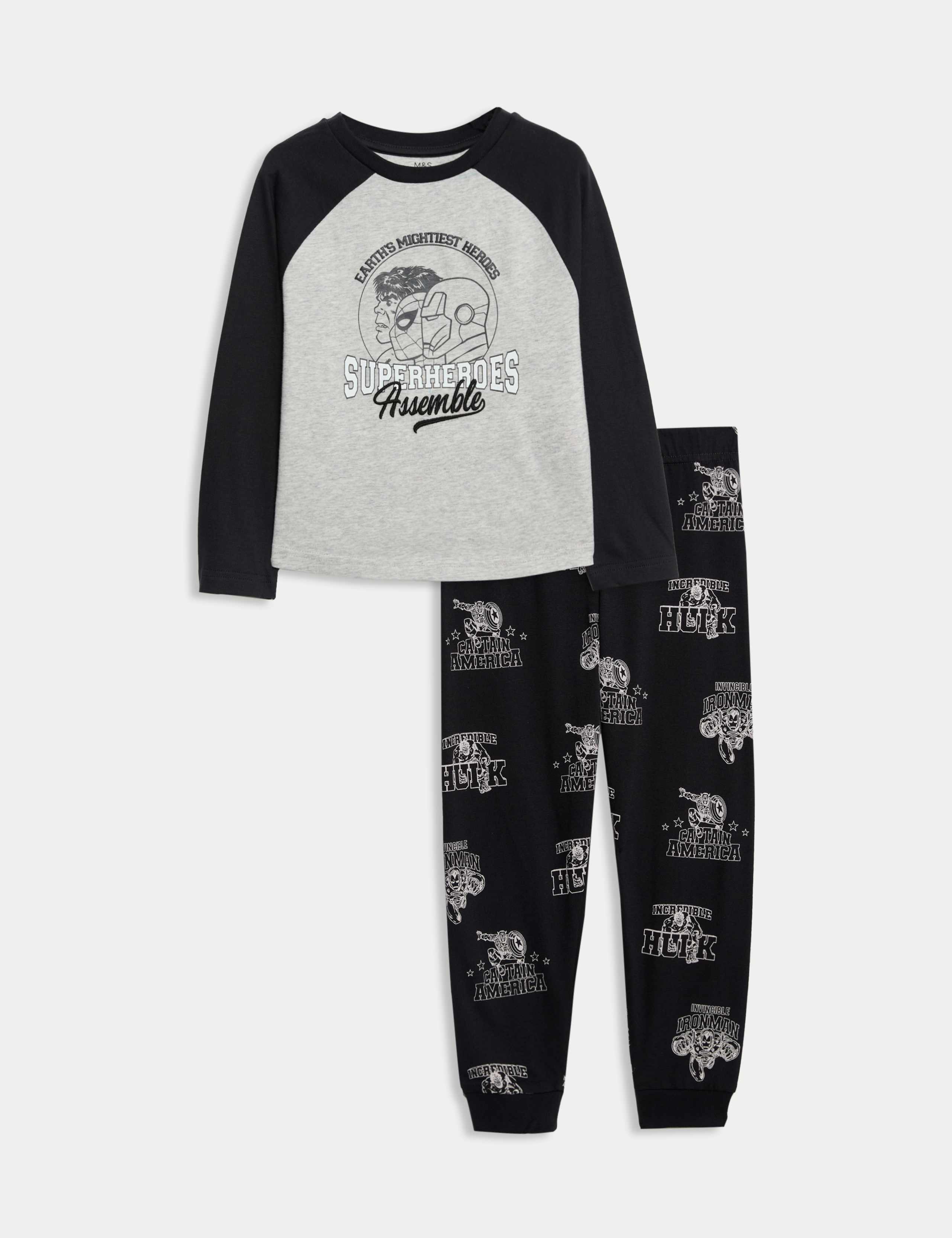 Pure Cotton Marvel Avengers™ Pyjamas (3-12 Yrs)