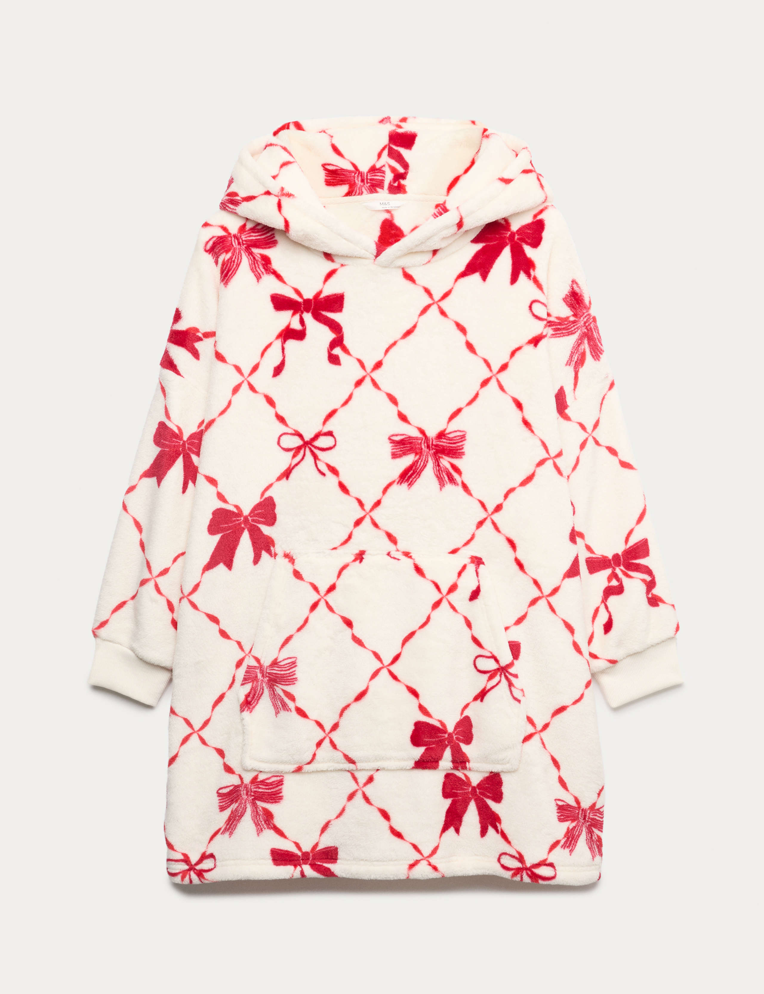 Fleece Bow Hoodie (3-12 Yrs)