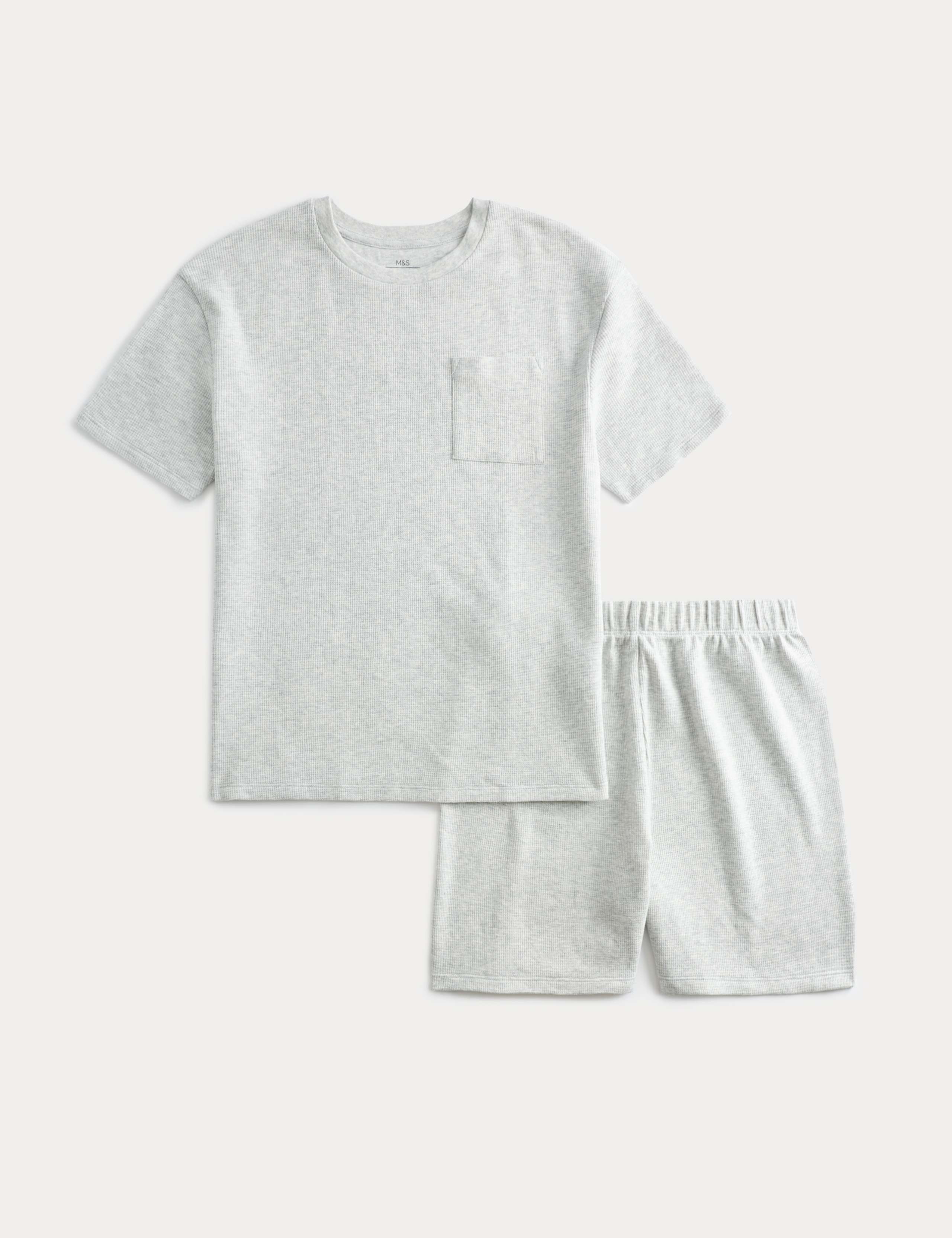 Kids' Pure Cotton Waffle Short Pyjamas (1-16 Yrs)