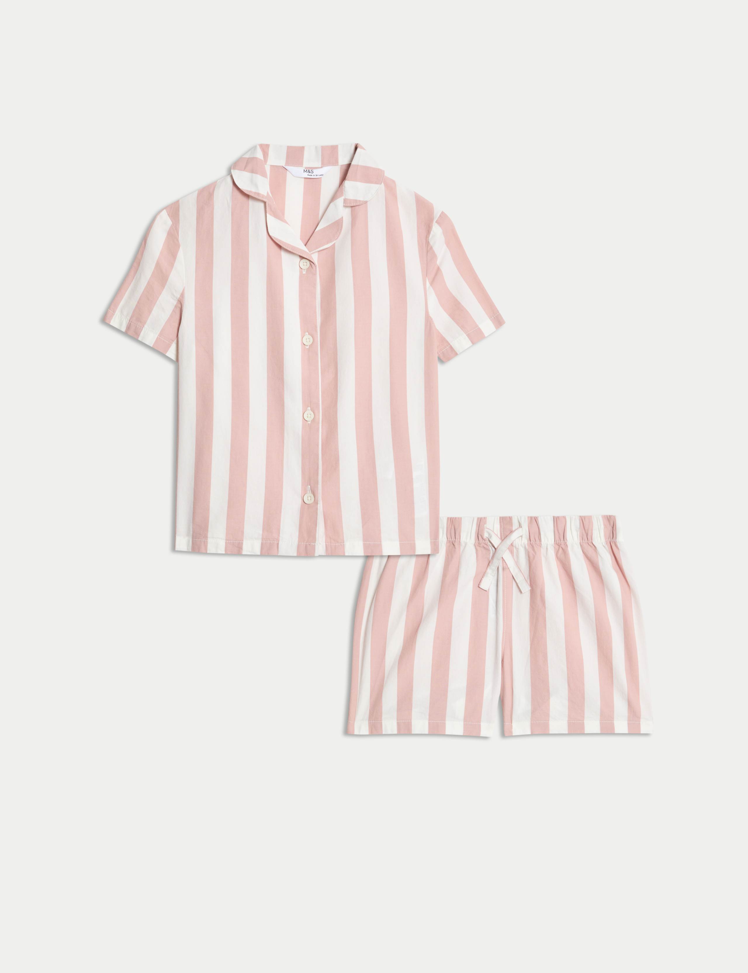 Kids' Pure Cotton Striped Pyjamas (9 Mths - 10 Yrs)