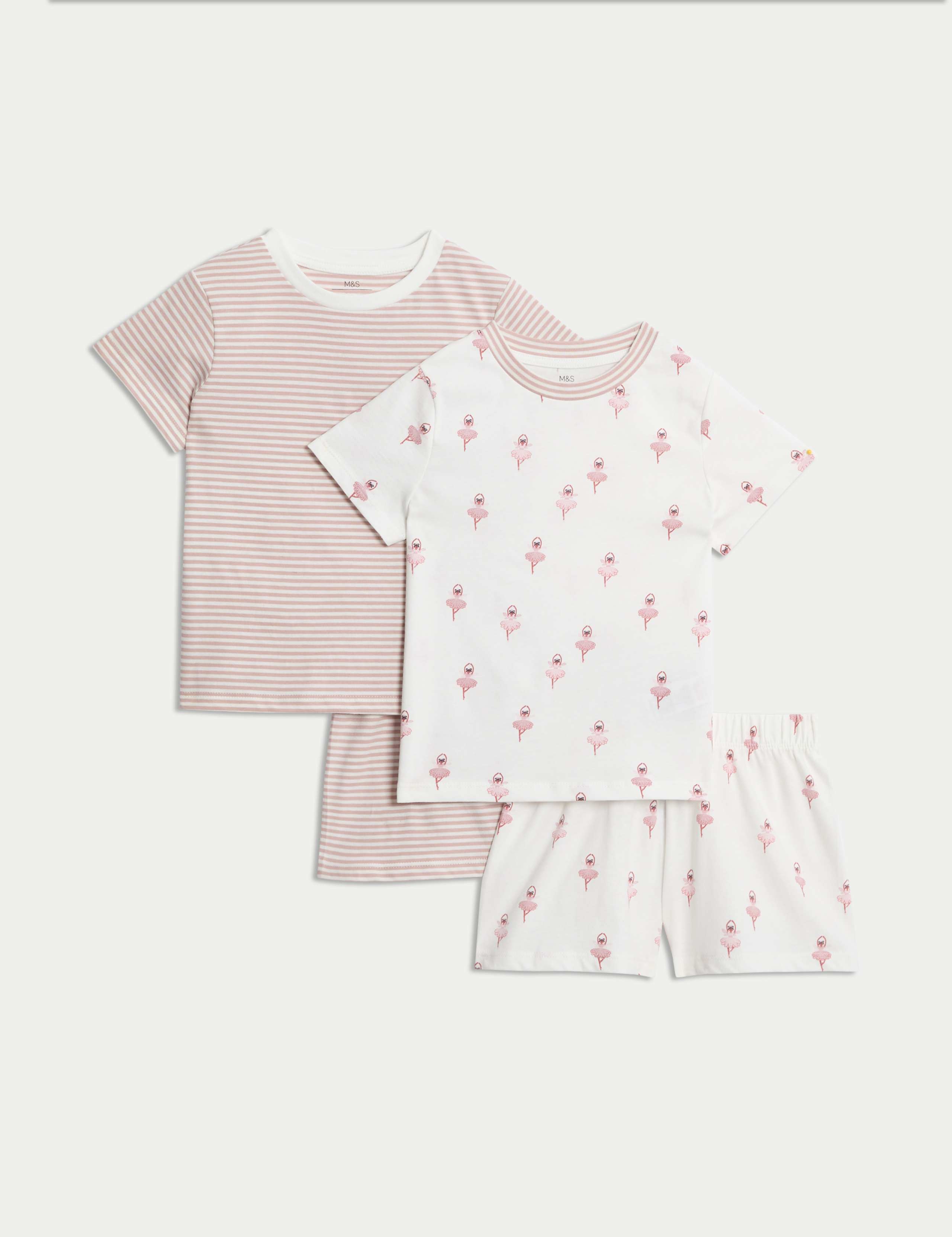 2pk Pure Cotton Patterned Pyjama Sets (9 Mths - 8 Yrs)