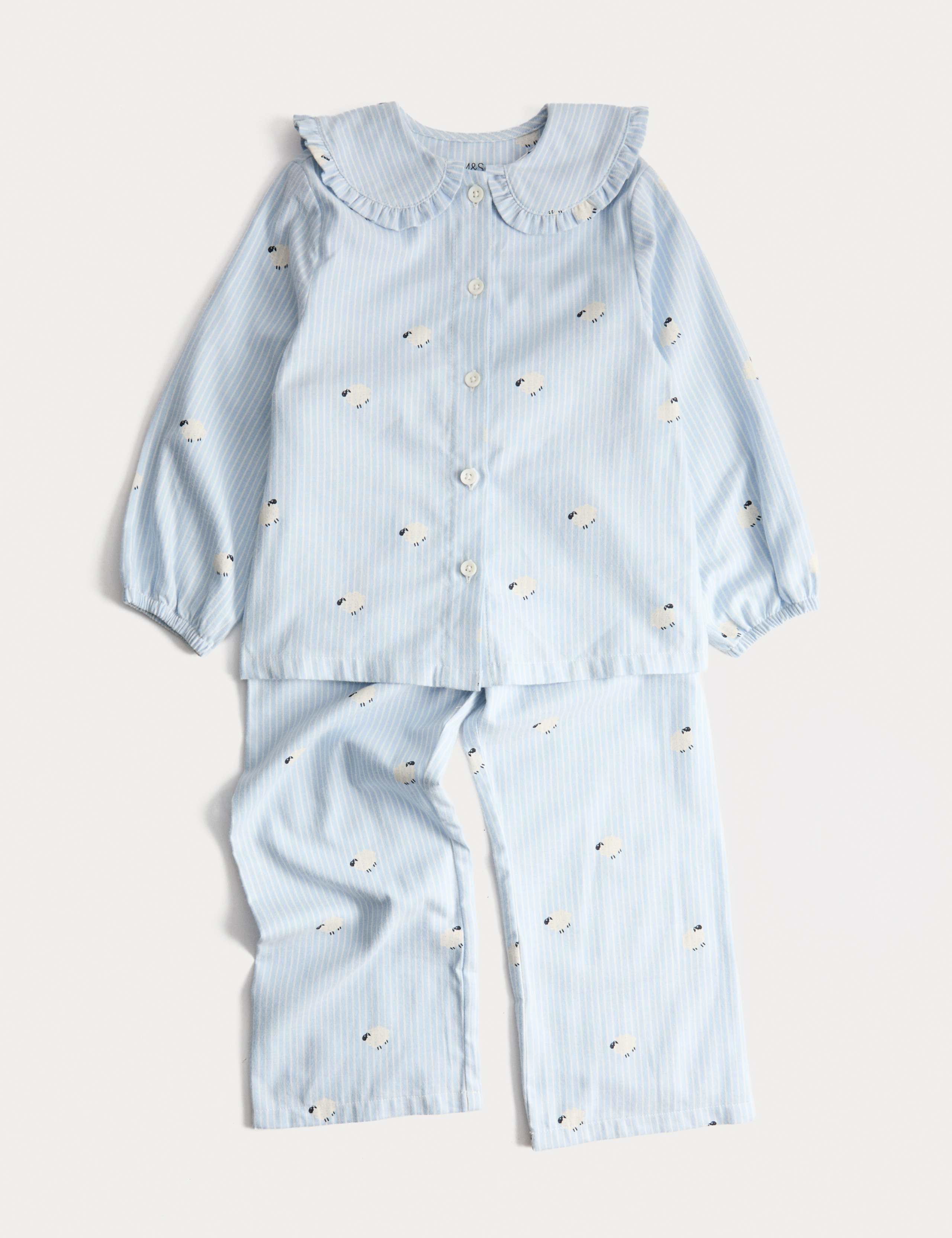 Pure Cotton Sheep Pyjamas (9 Mths-8 Yrs)