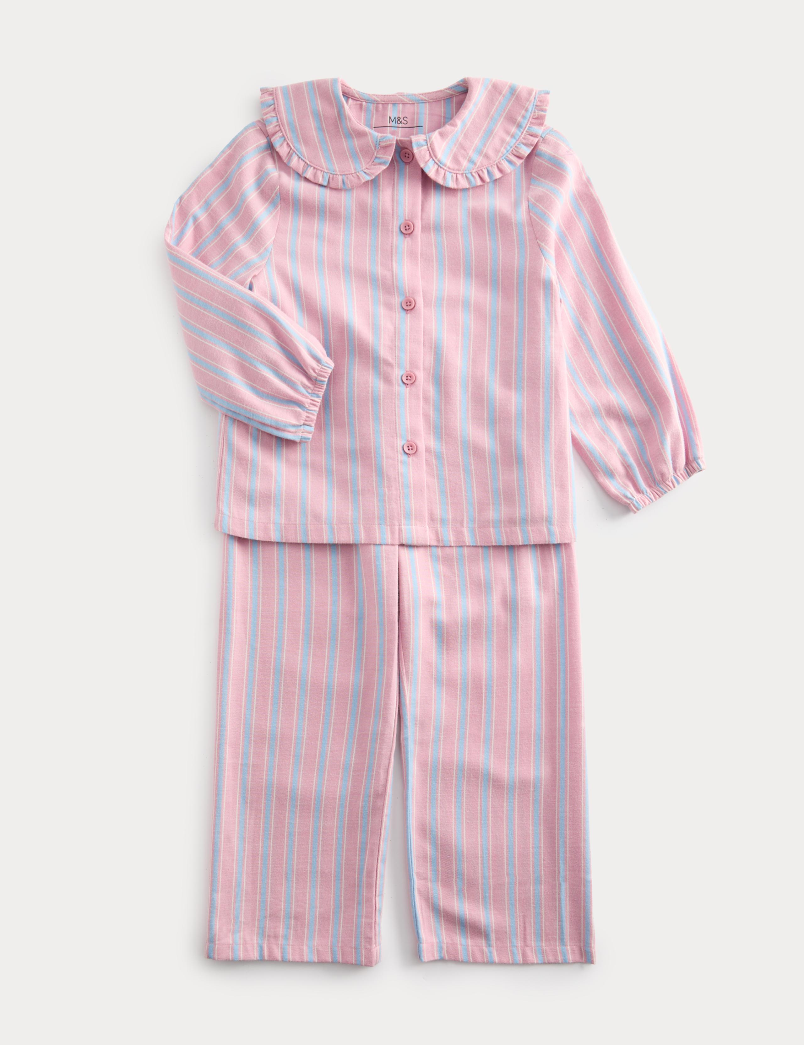 Pure Cotton Striped Pyjamas (9 Months - 8 Years)