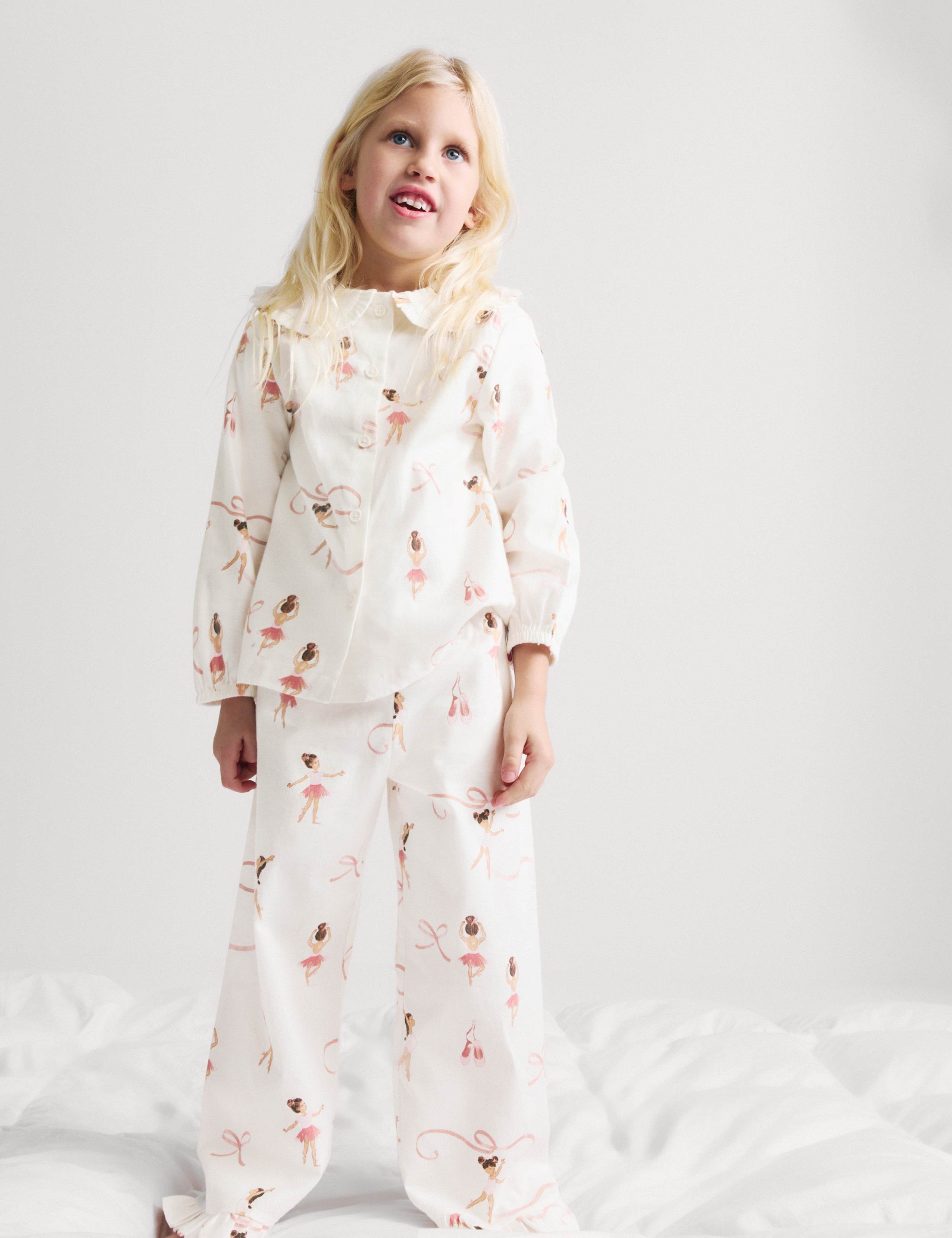 Ballerina Revere Woven Pyjamas (1-8 Yrs)