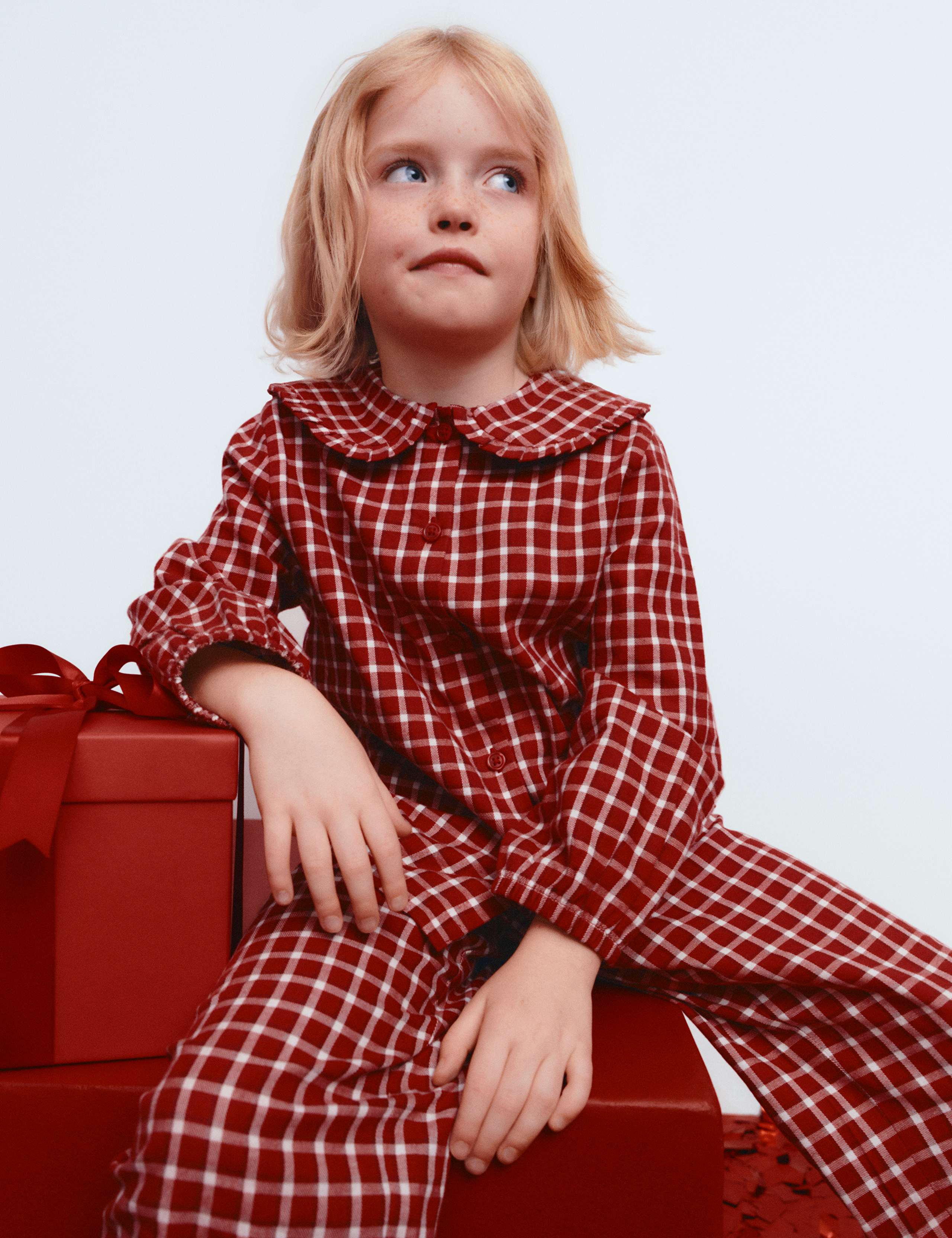 Pure Cotton Checked Revere Pyjama Set