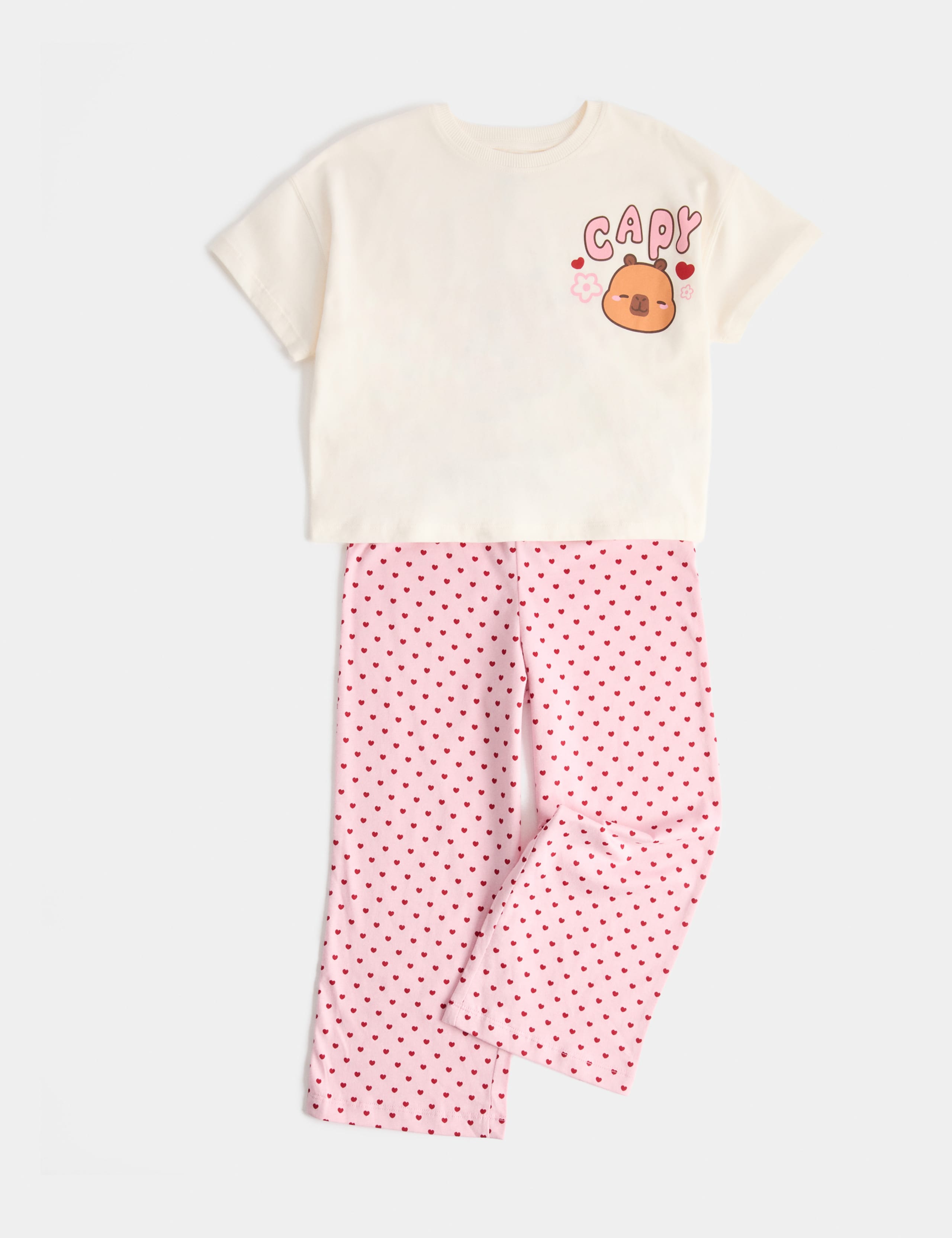 Pure Cotton Capybara Pyjamas (1-8 Yrs)