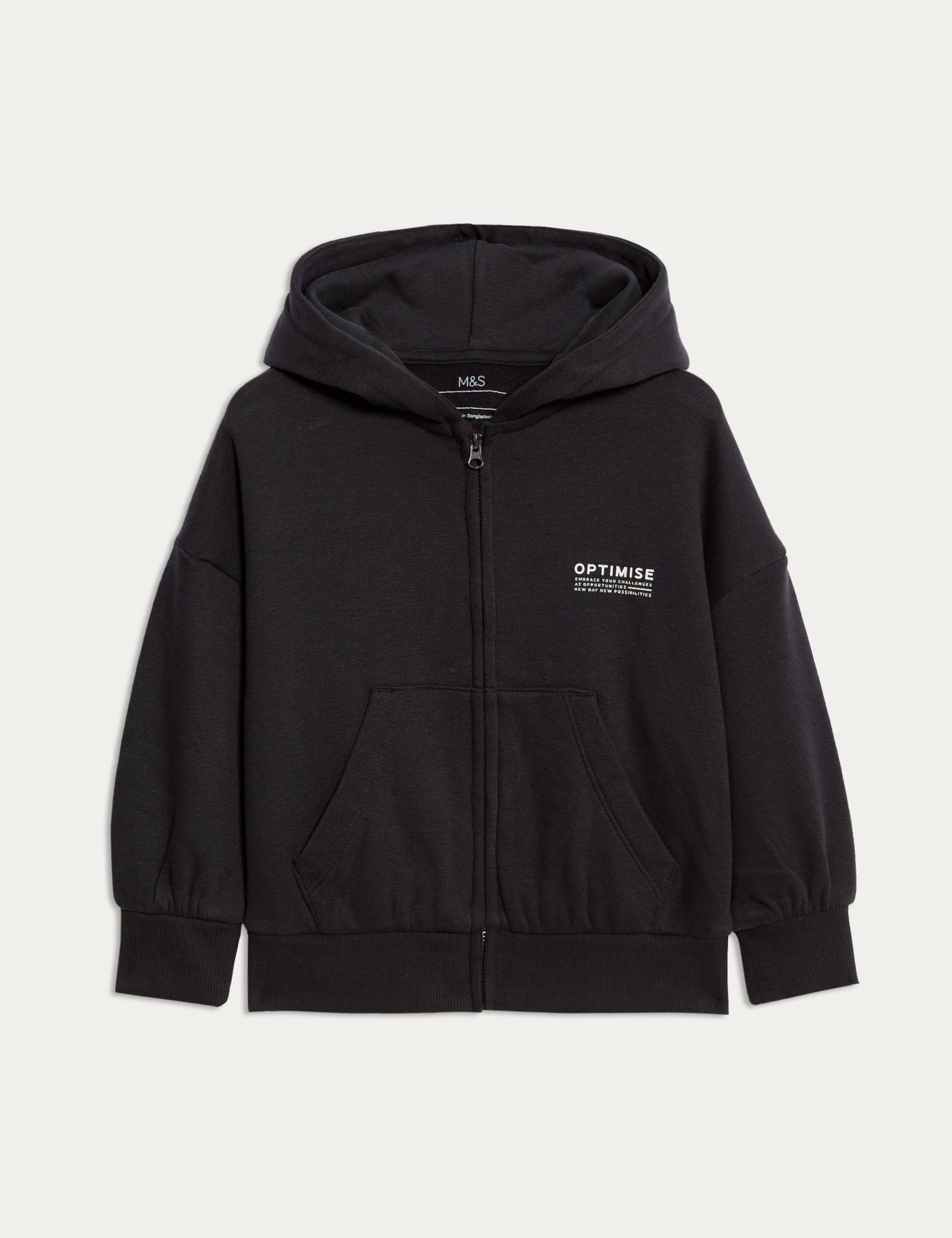 Cotton Rich Zip Hoodie (3-16 Yrs)