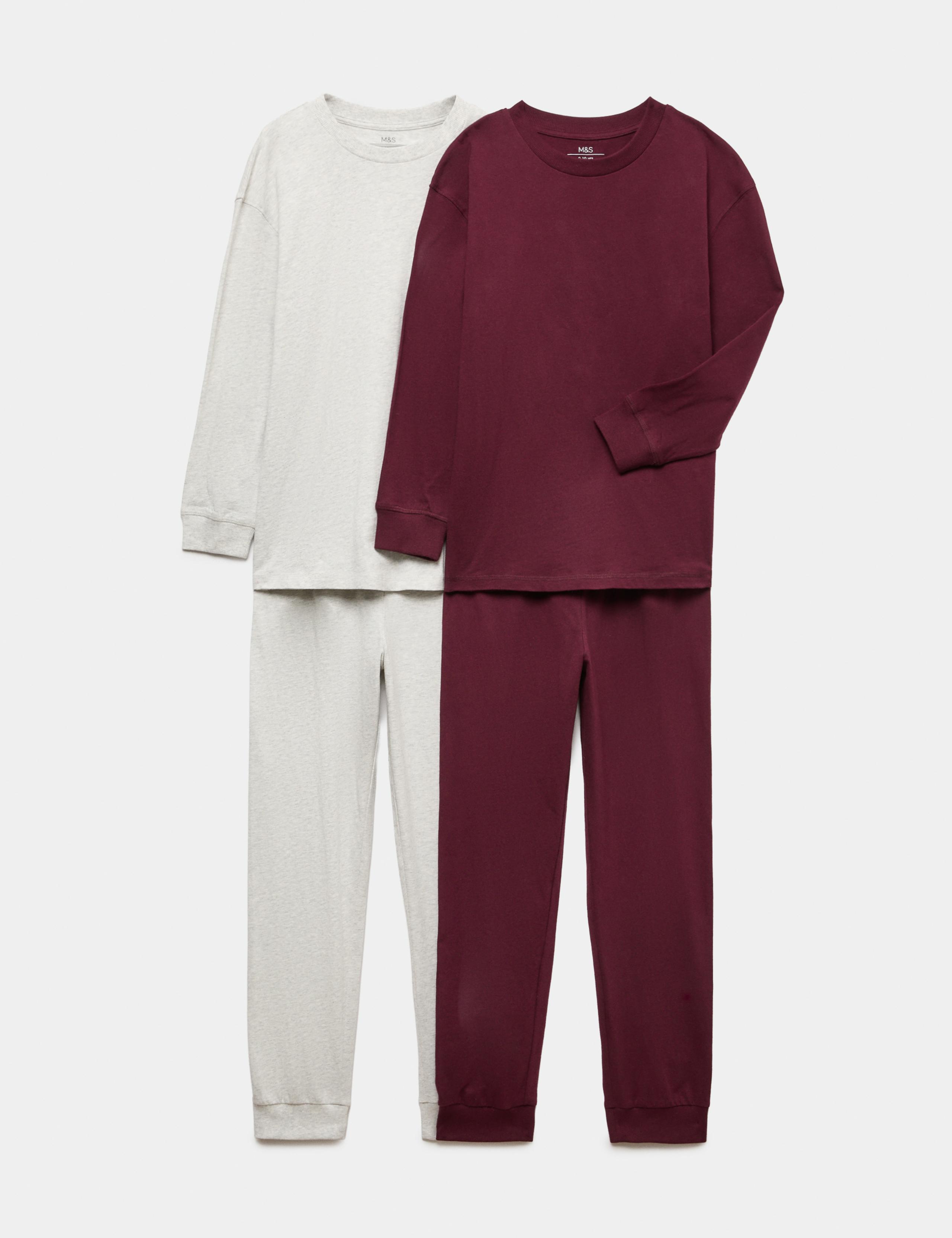 2 Pack Jersey Pyjama Sets (6-16 Yrs)
