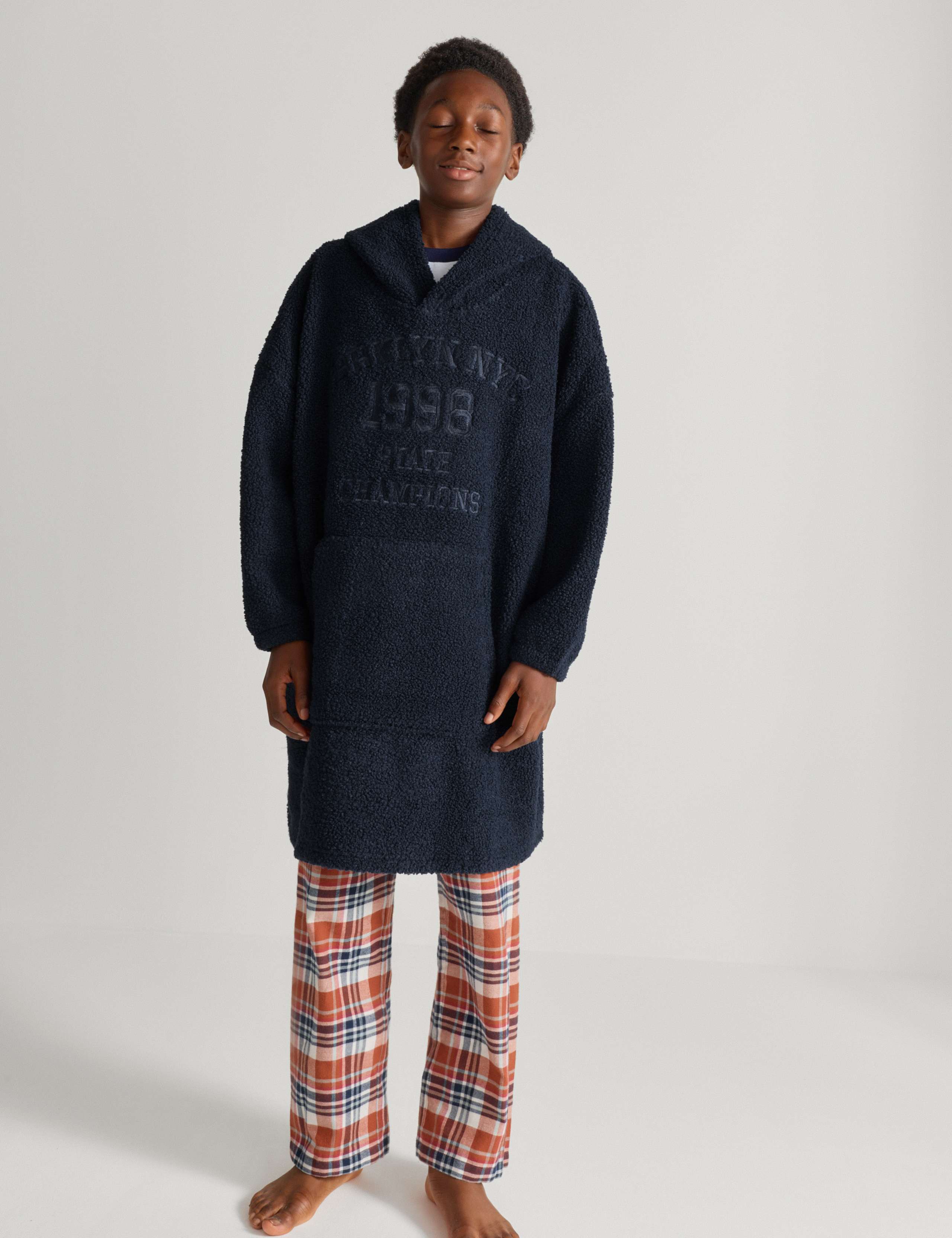 Borg Oversized Hoodie (6-16 Yrs)