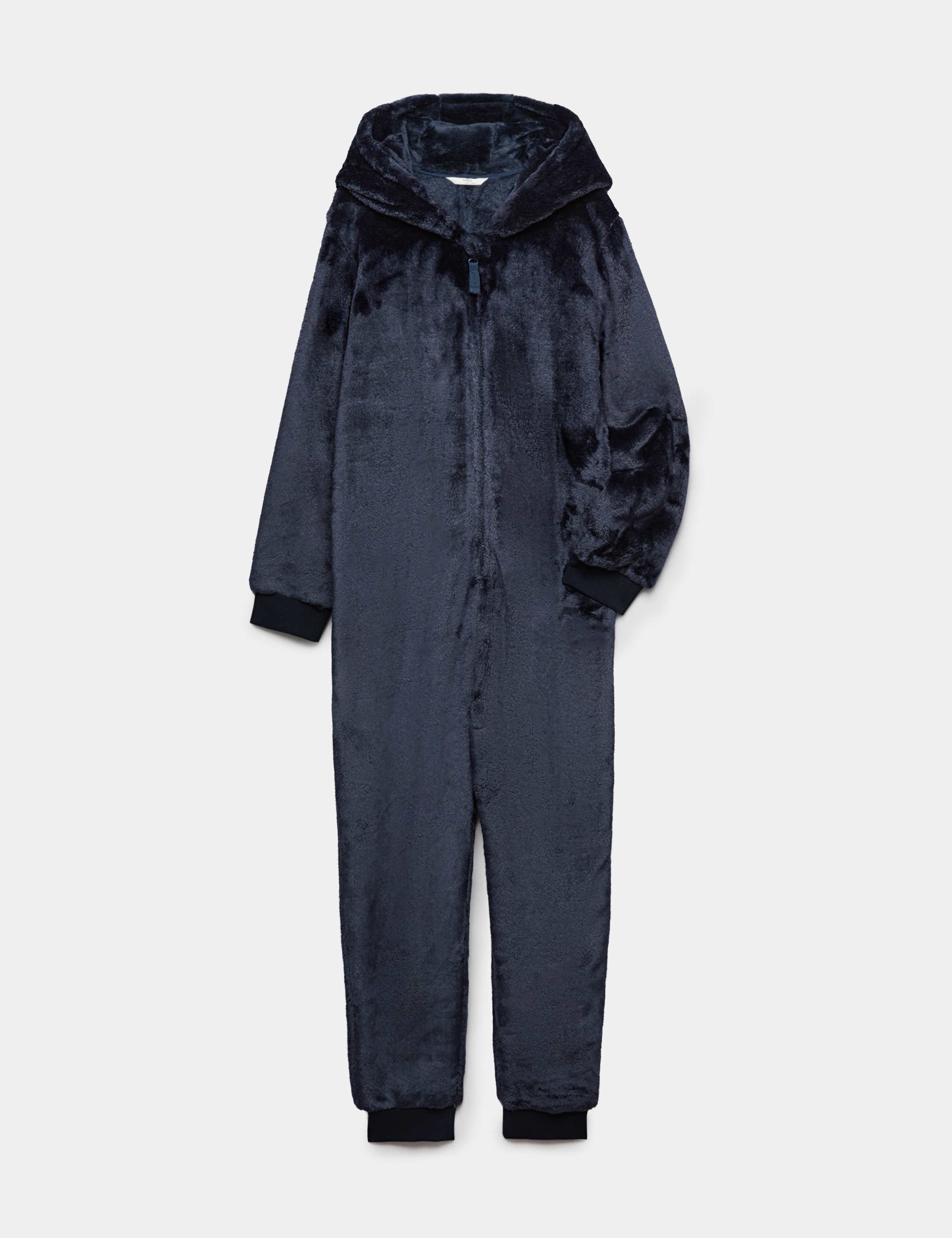 Fleece Plain Hooded Onesie (3-16 Yrs)