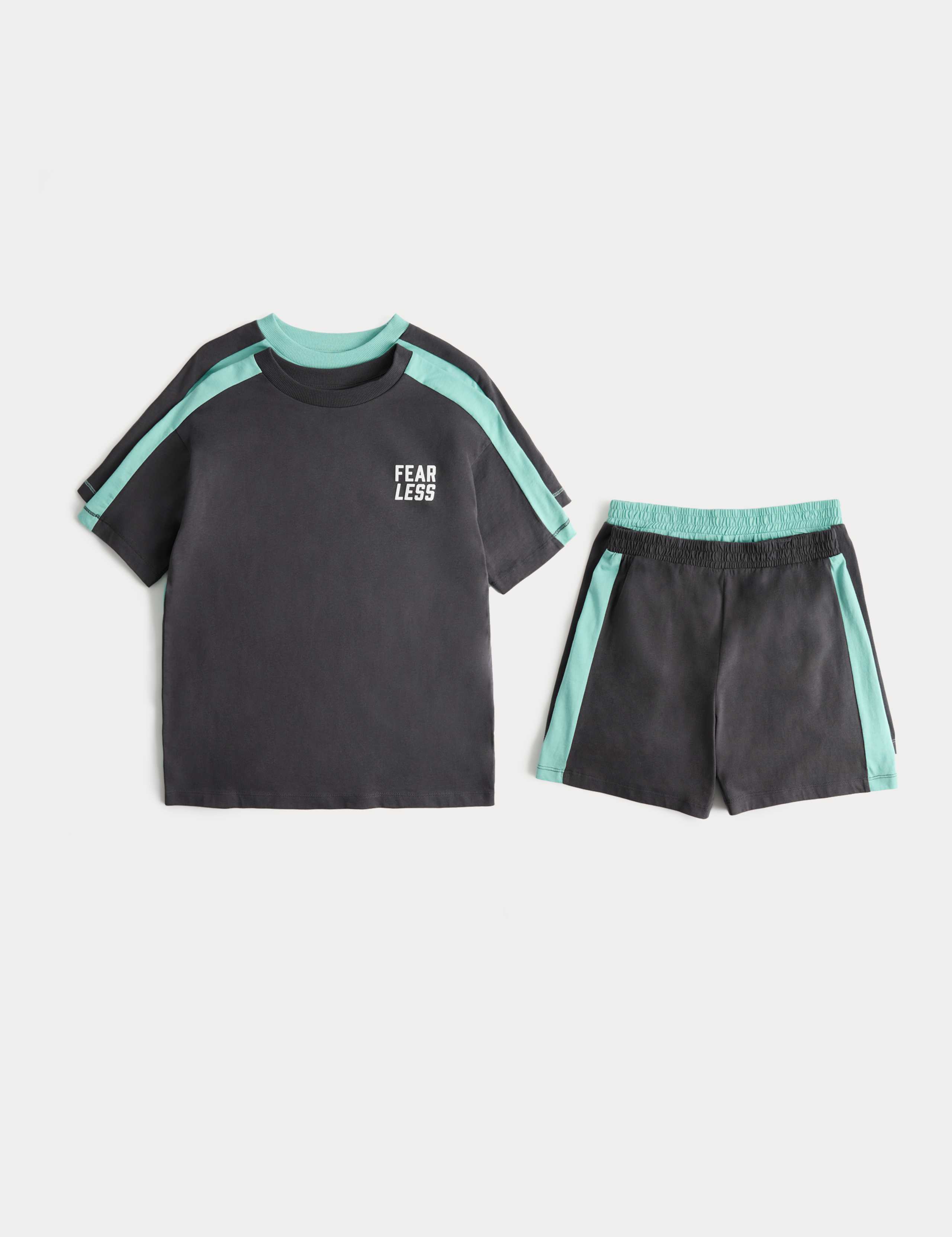 2 Pack Pure Cotton Fear Less Pyjama Sets (6-16 Years)