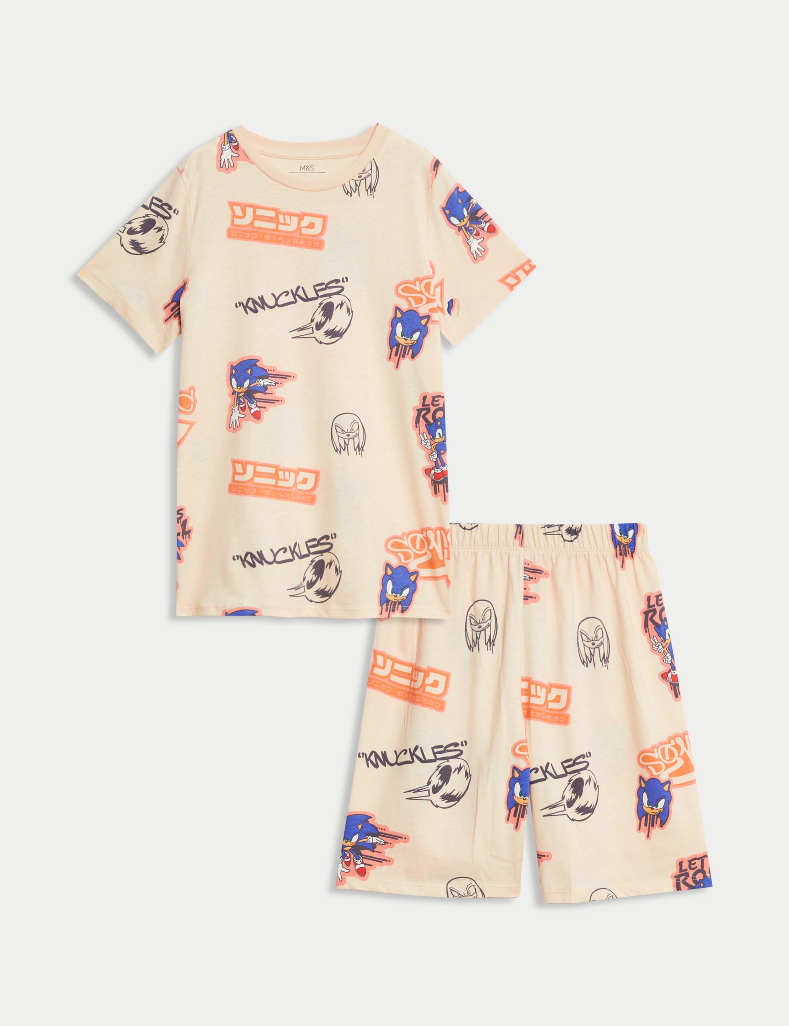 Pure Cotton Sonic the Hedgehog™ Pyjamas (3-14 Yrs)