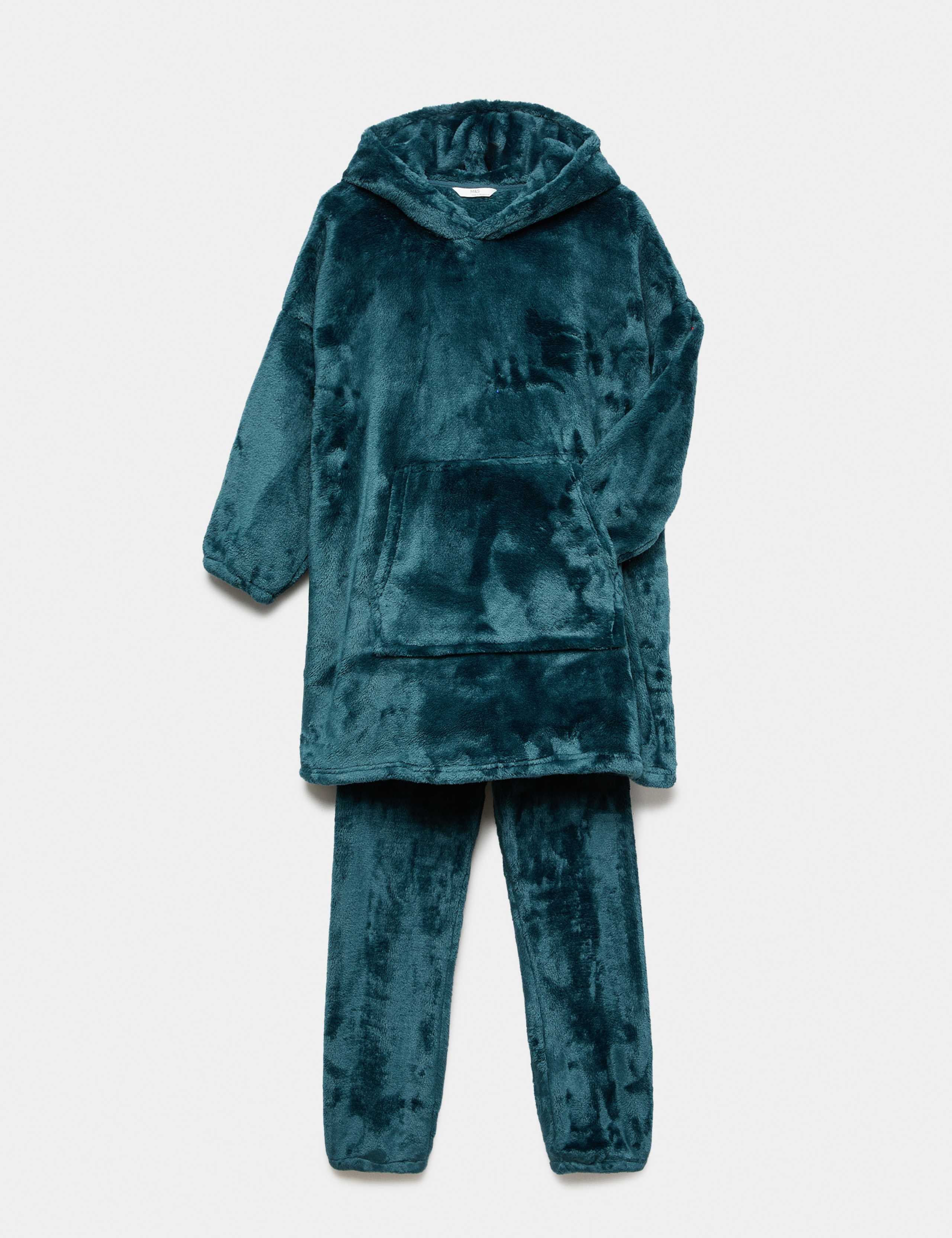Fleece Oversized Hoodie Lounge Pyjama Set (3-16 Yrs)