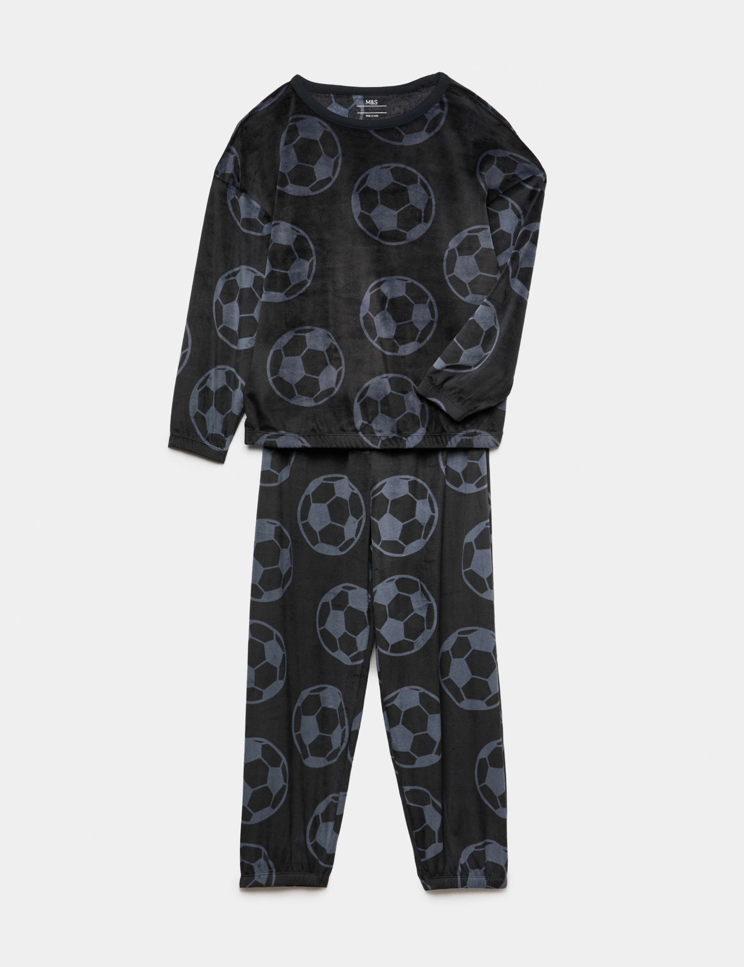 Velour Football Pyjama Set