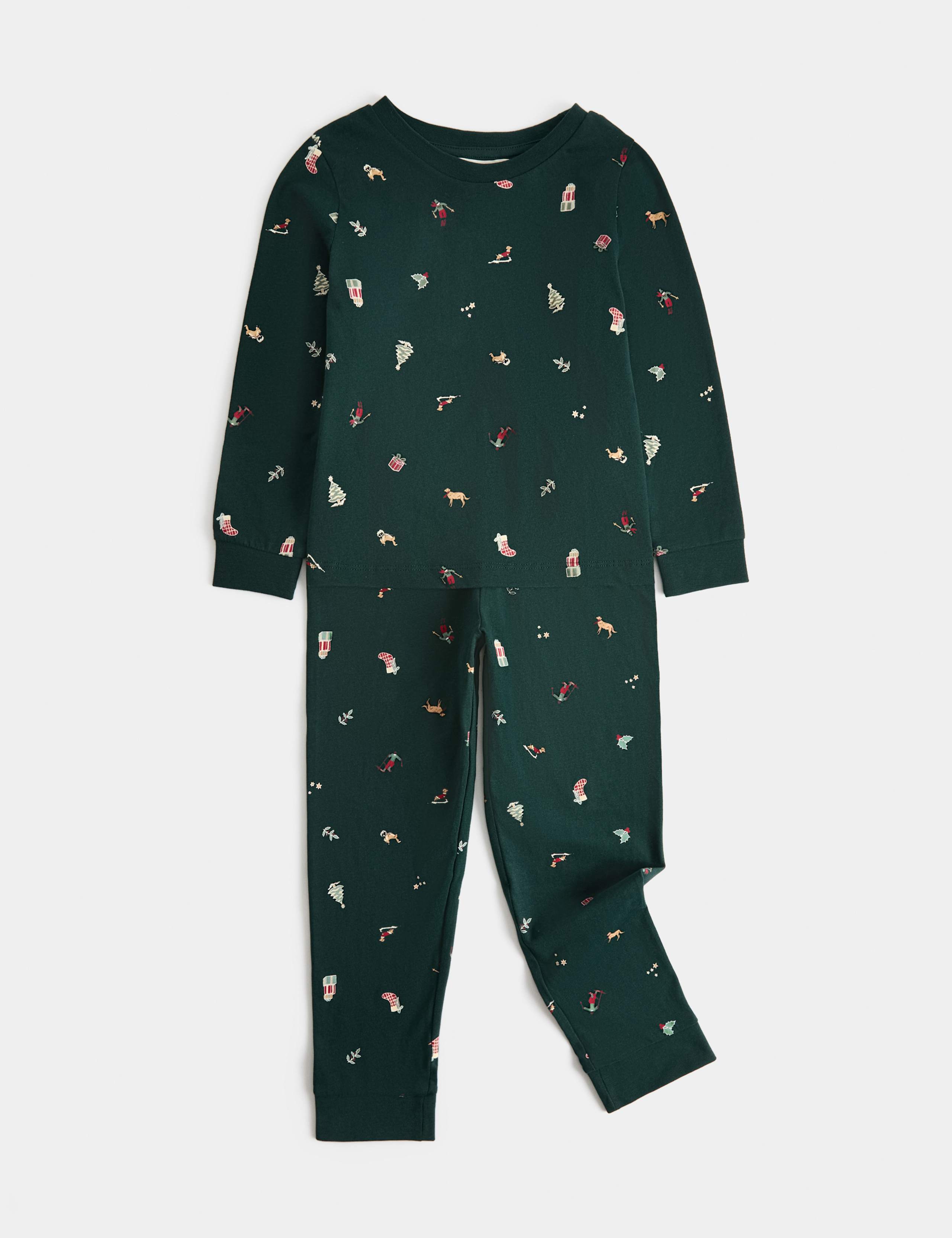 Kids' Patterned Christmas Pyjamas (1-16 Yrs)