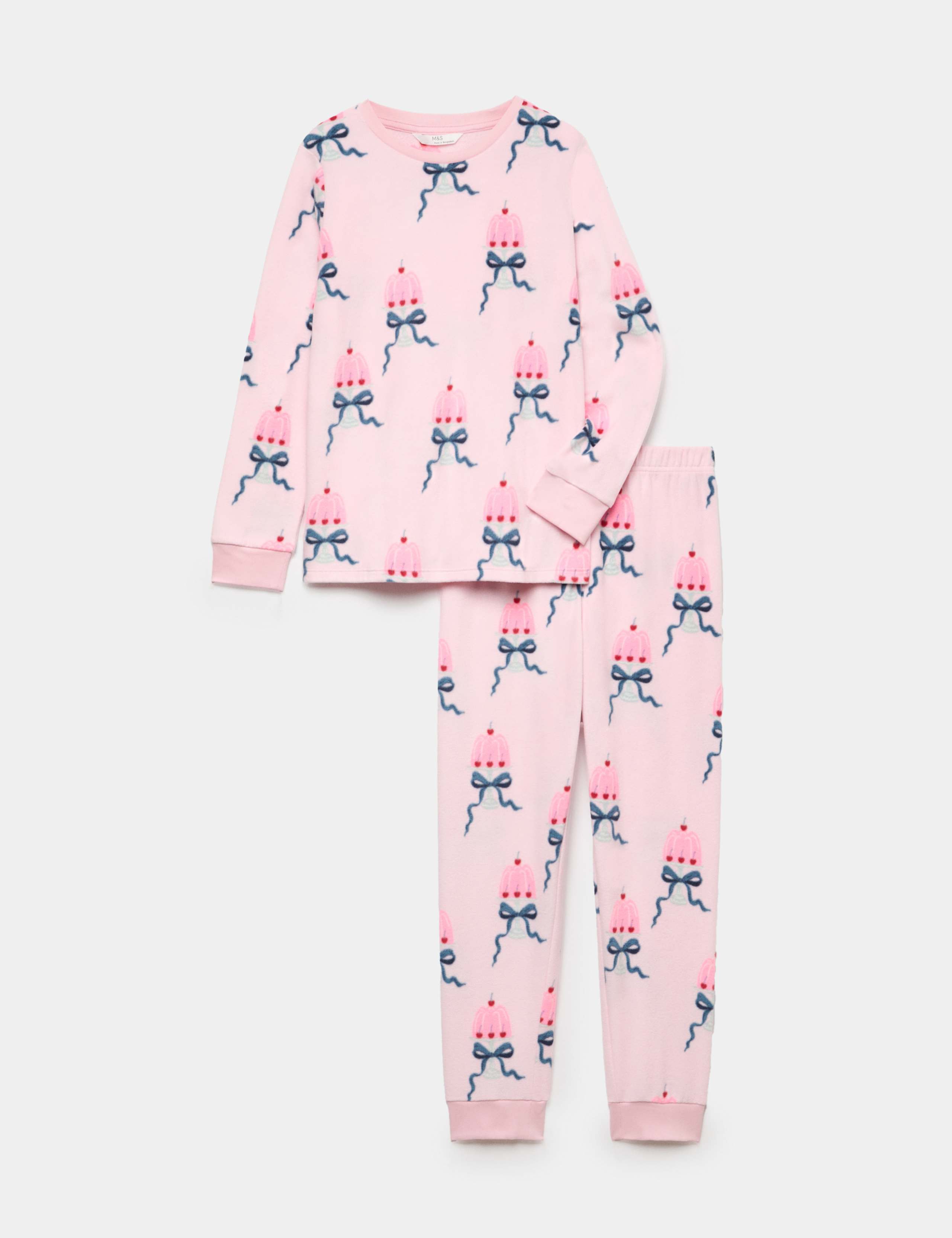 Graphic Fleece Pyjama Set