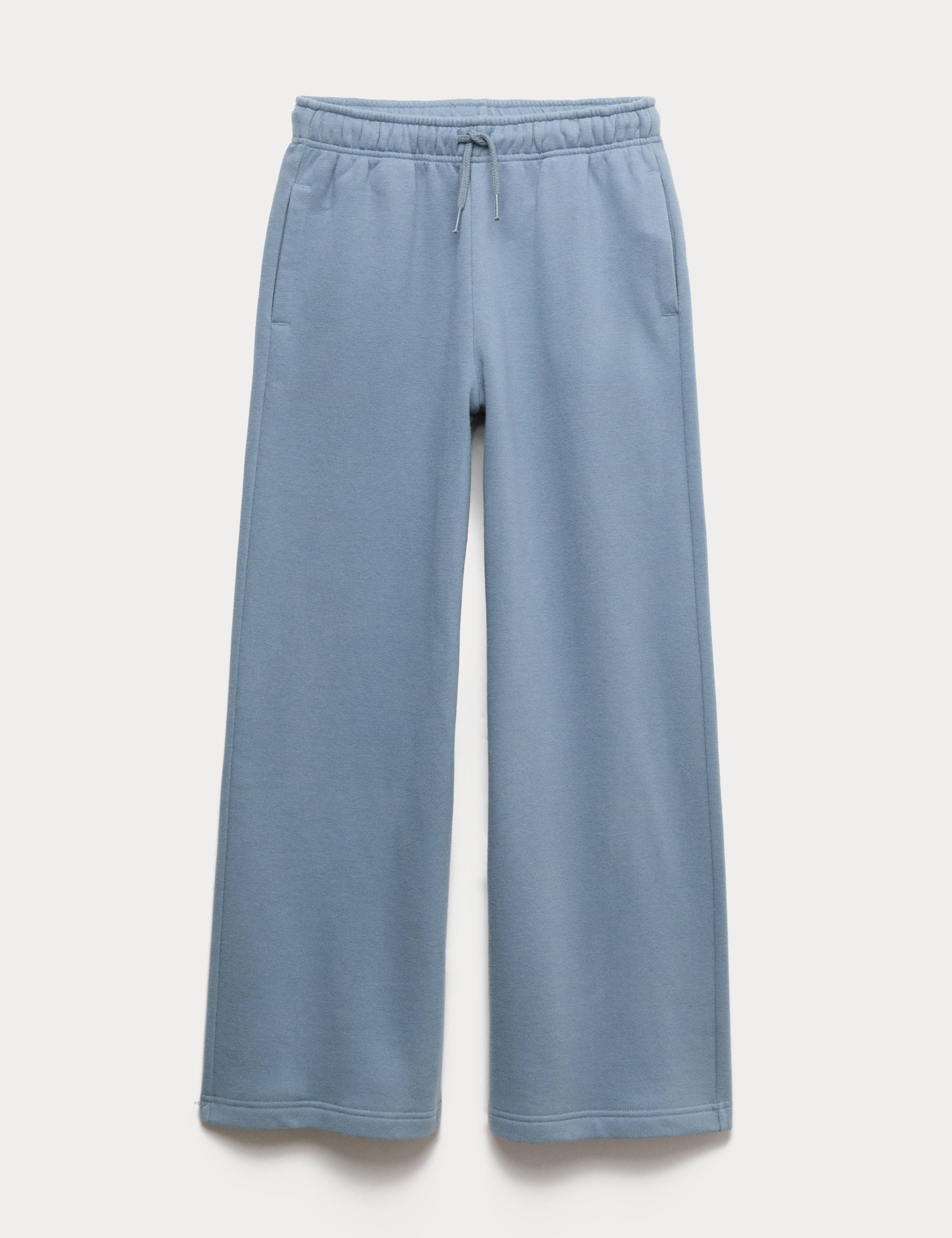 Wide Leg Cotton Rich Joggers (6-16 Yrs)