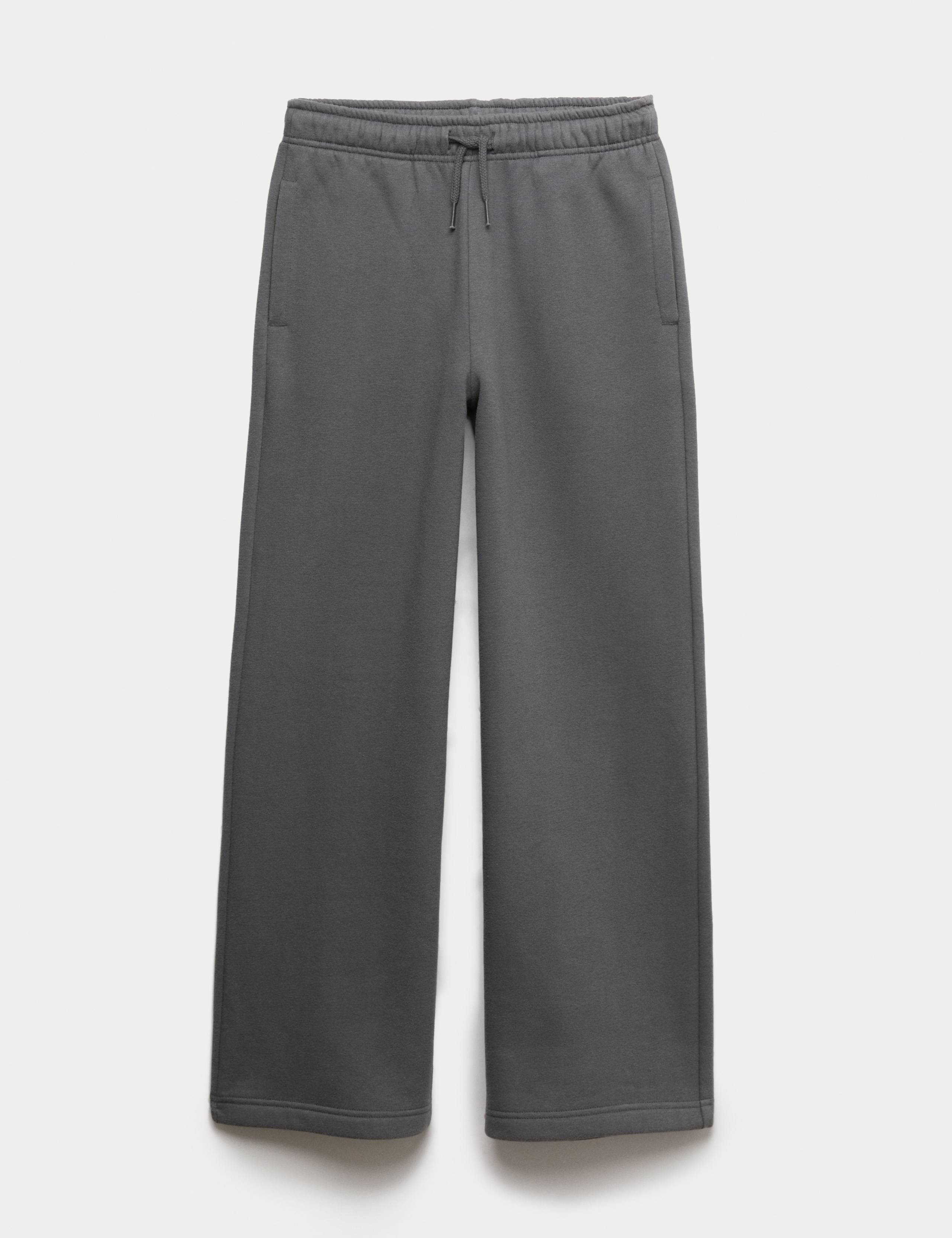 Wide Leg Cotton Rich Joggers (6-16 Yrs)