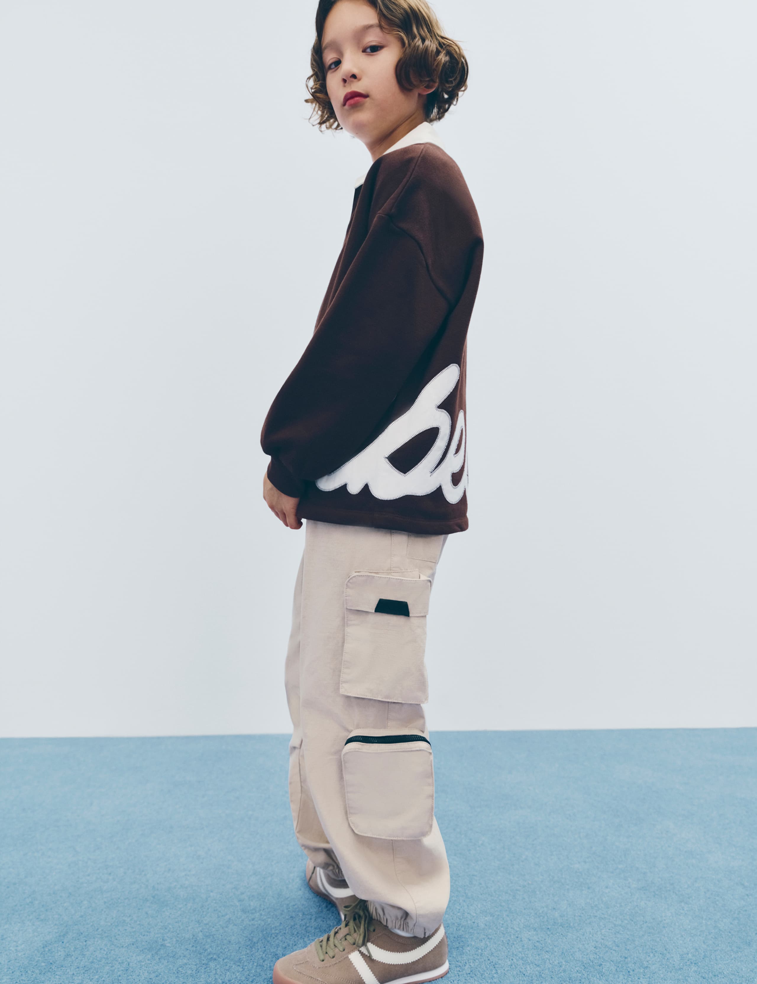 Pure Cotton Ripstop Cargo Trousers (6-16 Yrs)