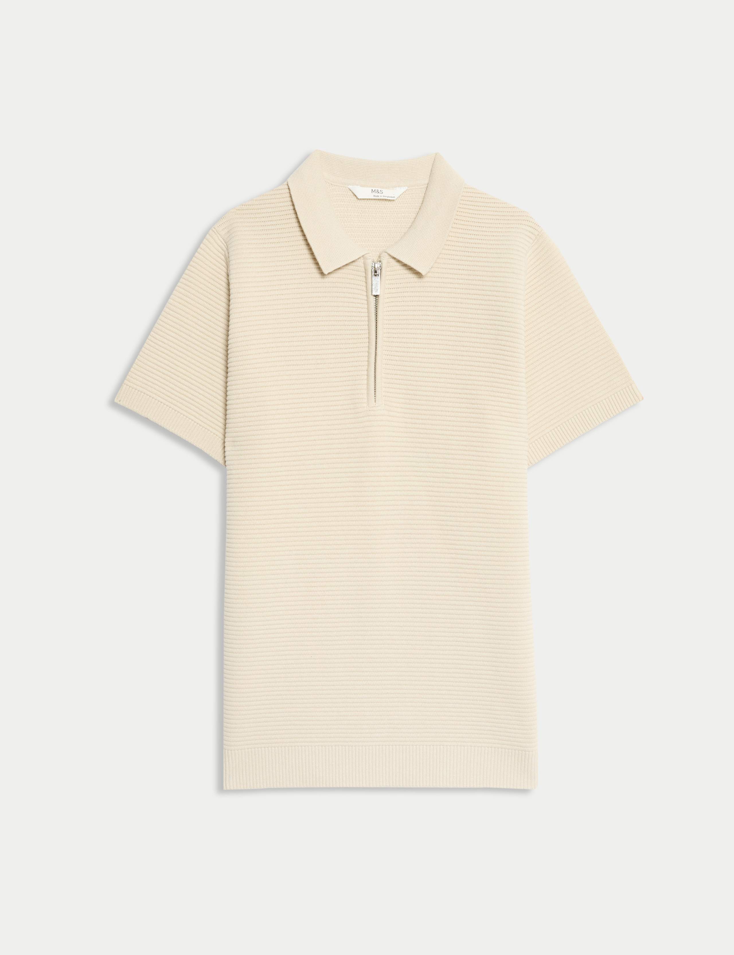 Pure Cotton Knitted Polo Shirt (6-16 Yrs)