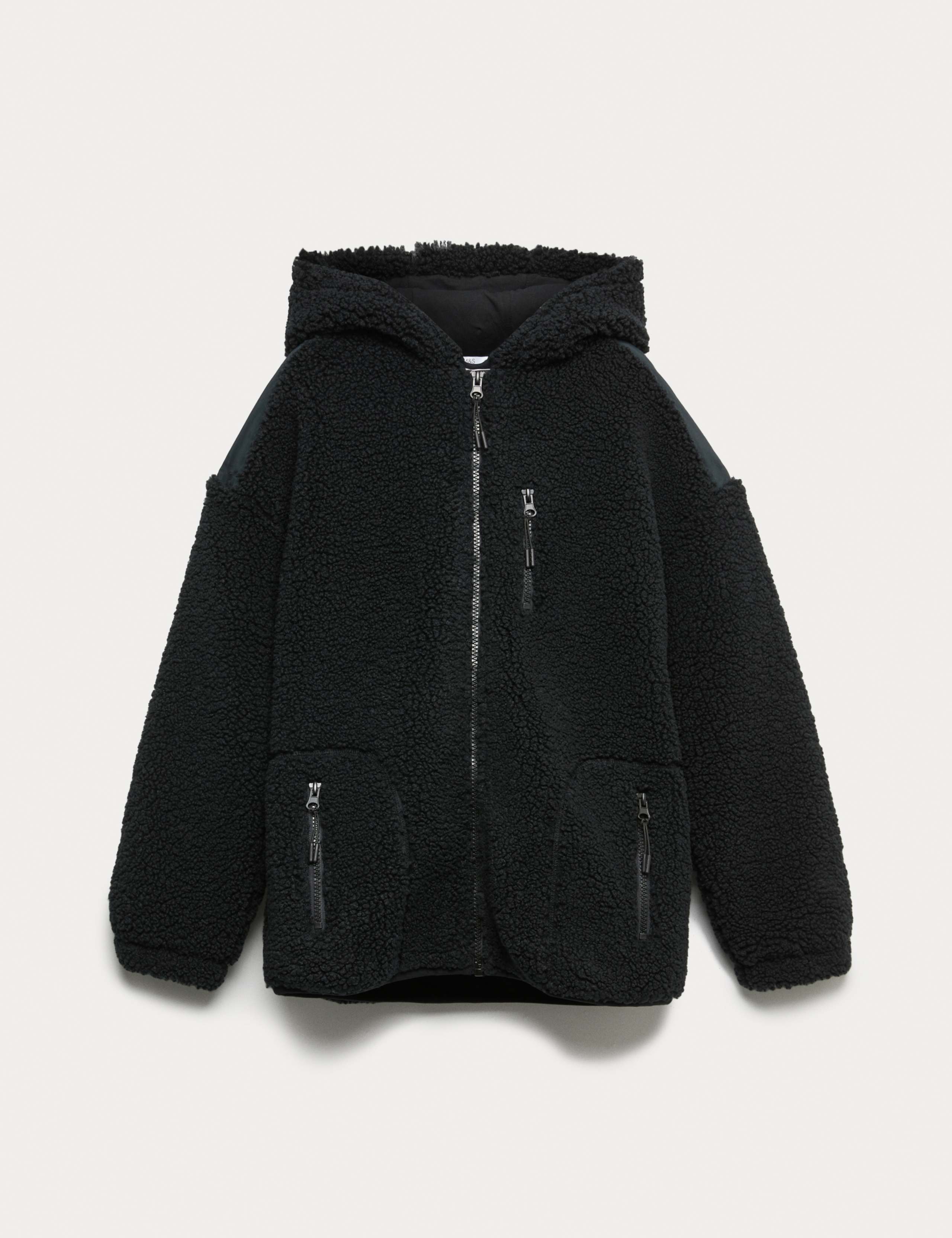 Borg Zip Hoodie (6-16 Yrs)