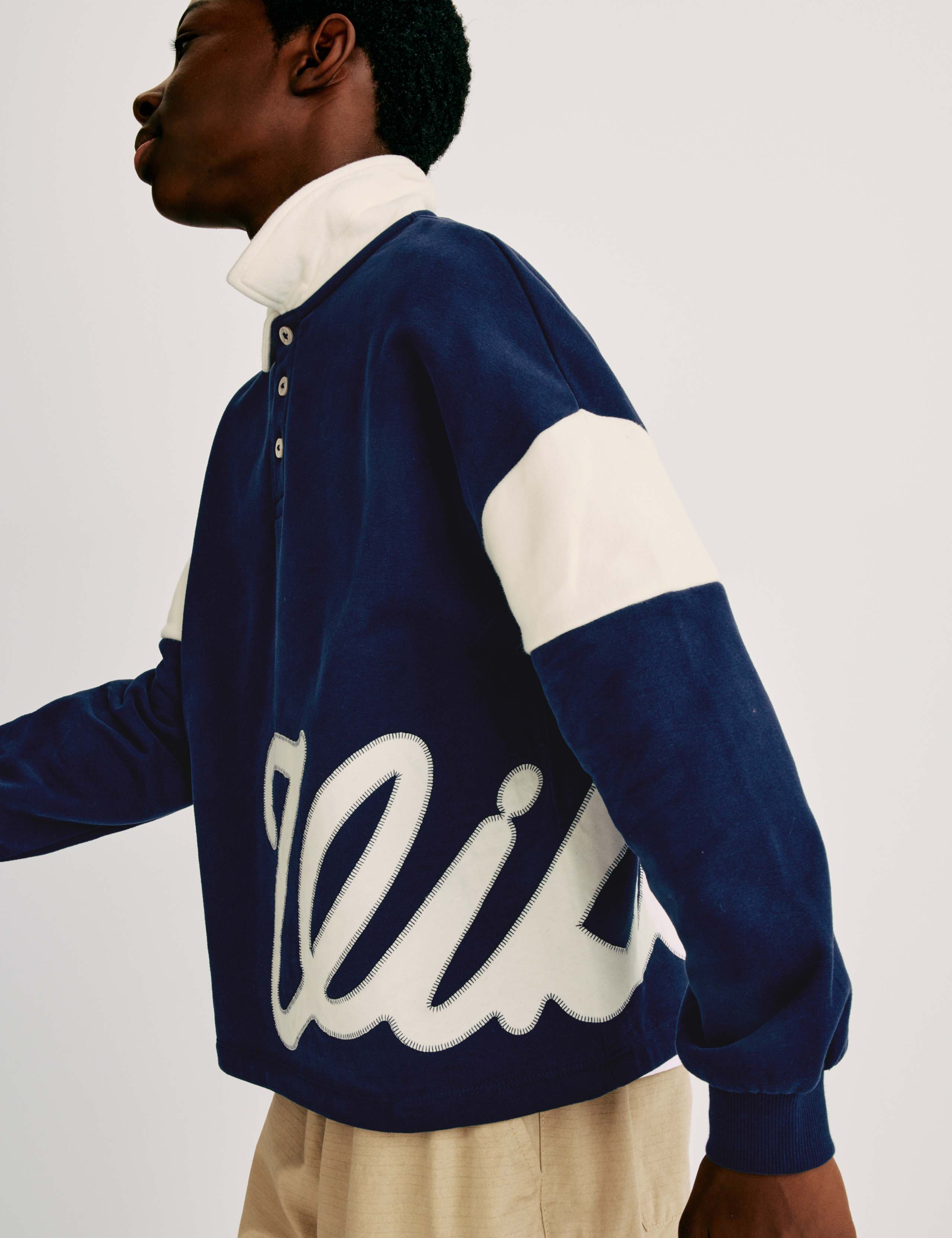 Cotton Rich Rugby Sweatshirt (6-16 Yrs)