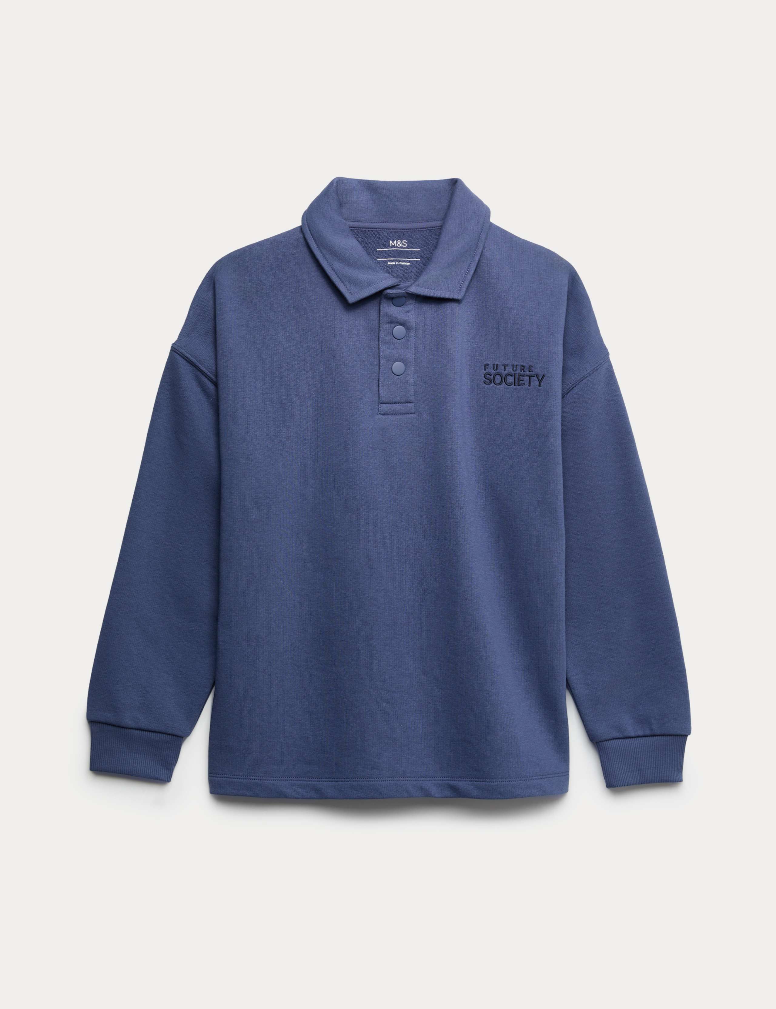 Cotton Rich Rugby Shirt (6-16 Years)