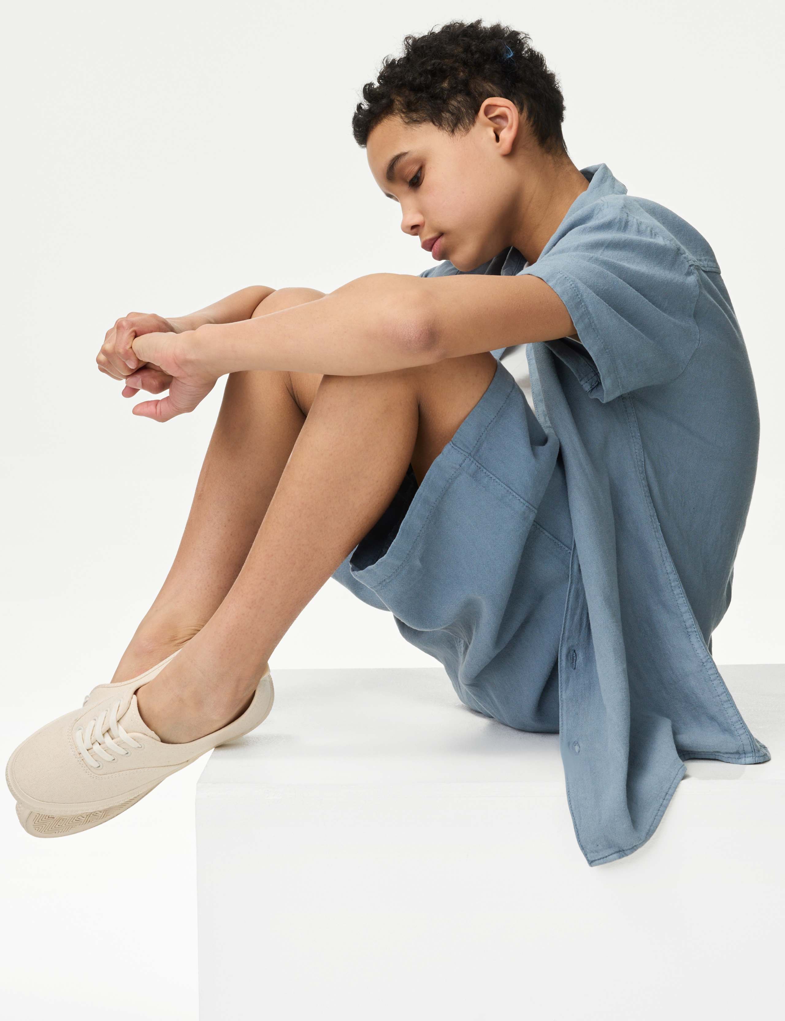 Linen Rich Shirt (2-16 Yrs)