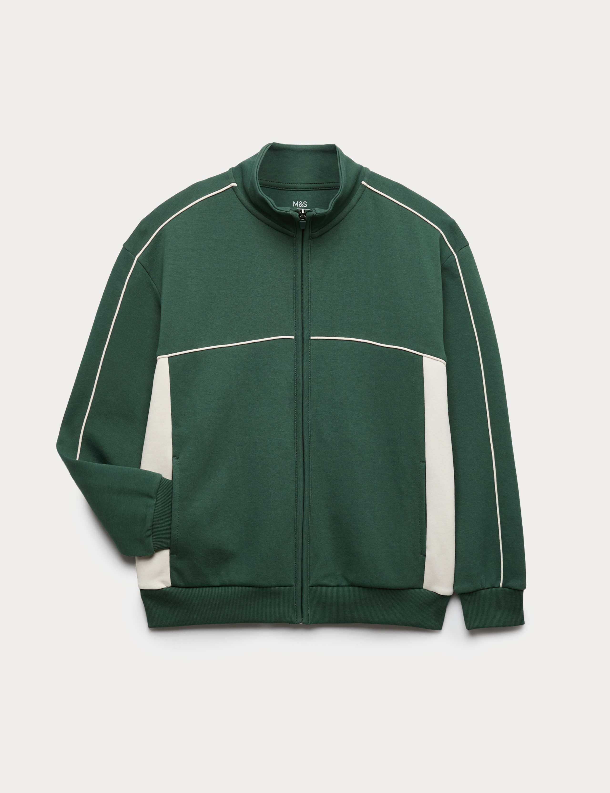 Cotton Rich Zip Through Sweatshirt (2-16 Yrs)