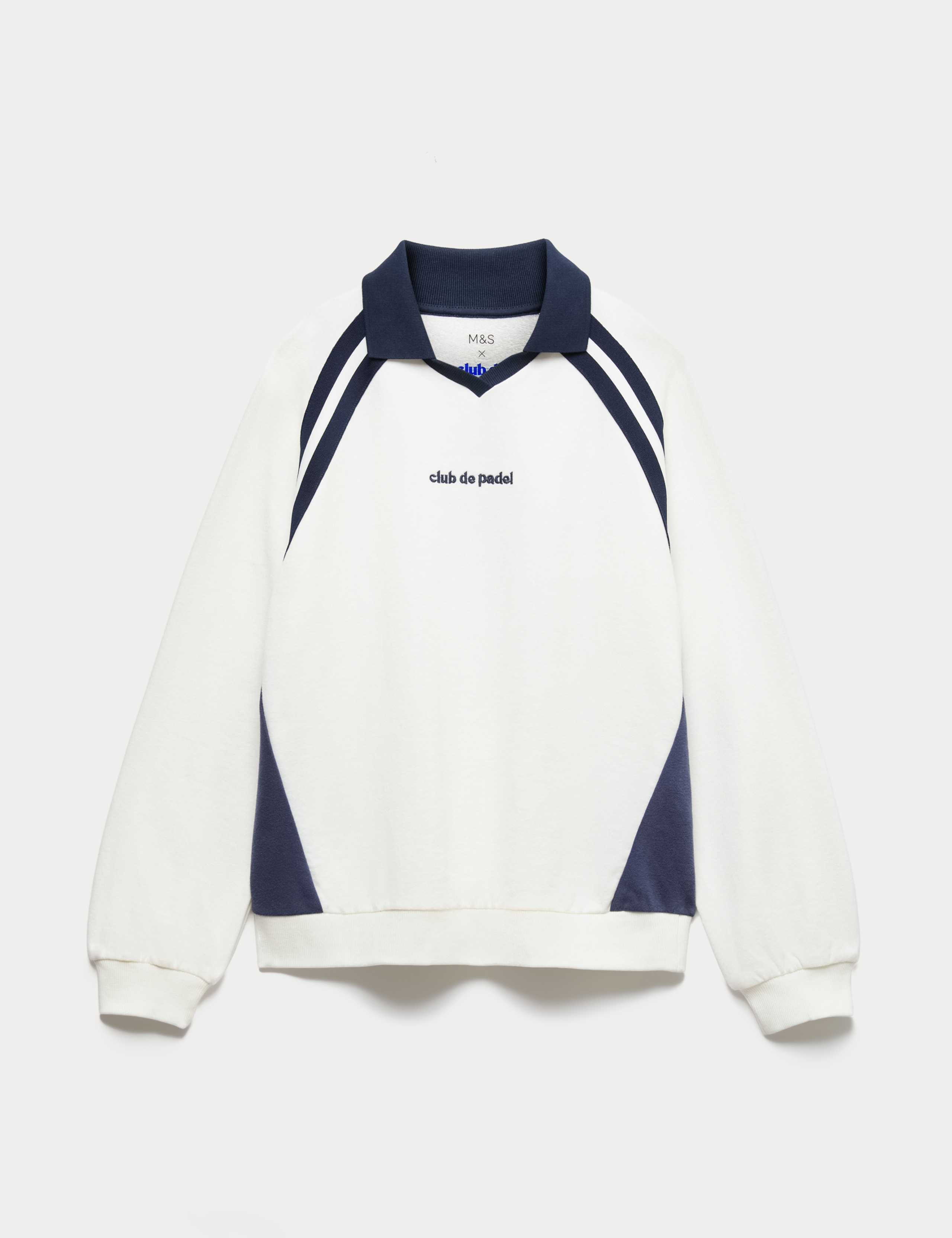 Cotton Rich M&S X Club De Padel Sweatshirt (6-16 Years)