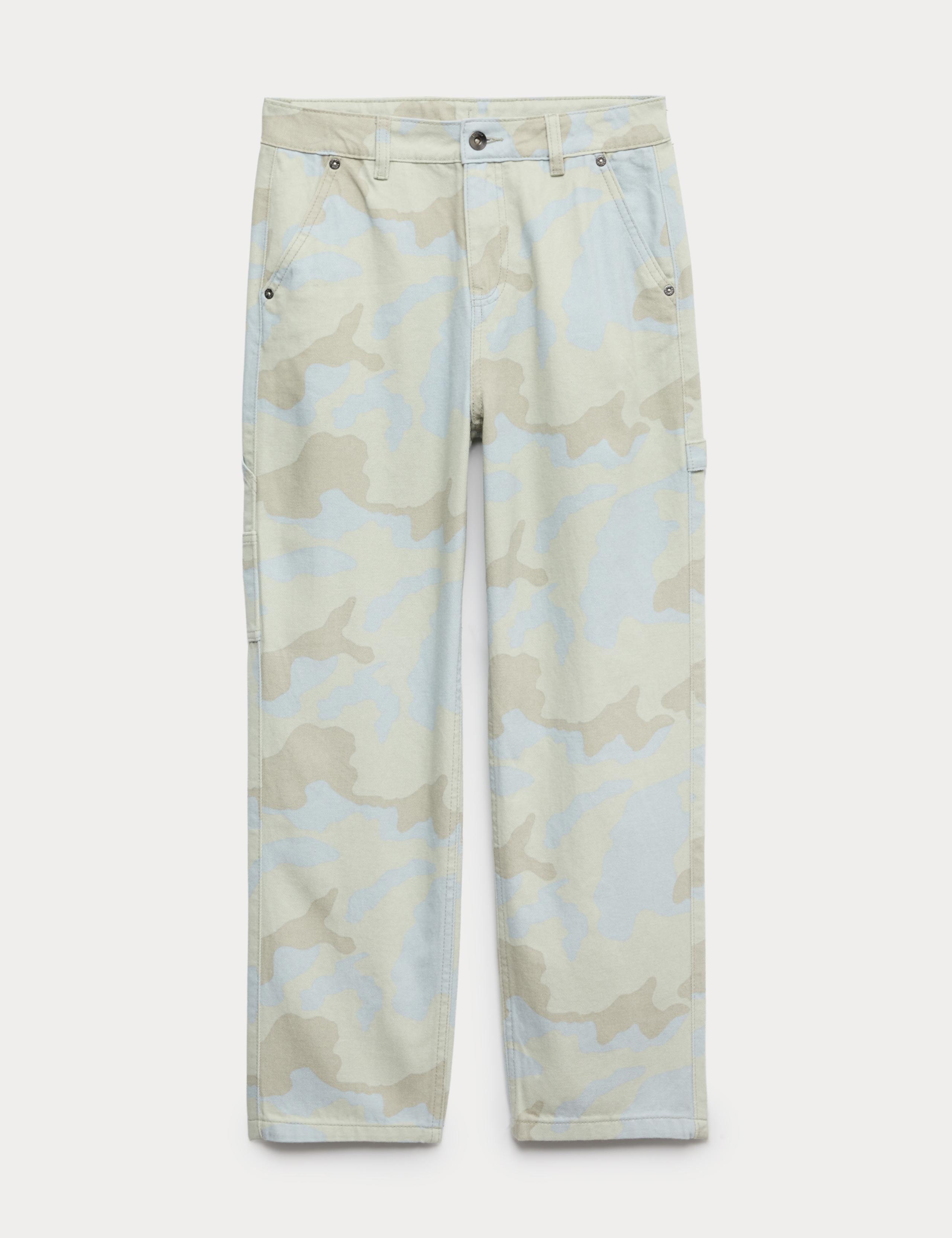 Baggy Fit Denim Camouflage Jeans (2-16 Yrs)