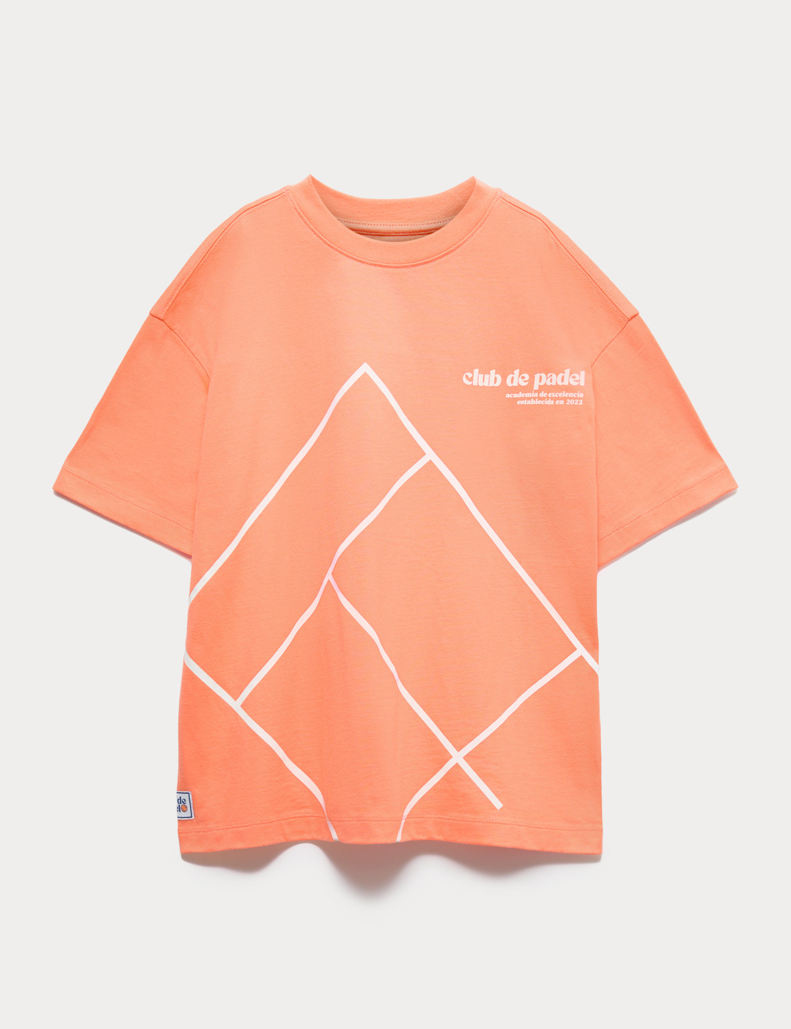 Pure Cotton M&S X Club de Padel T-Shirt (2-16 Years)