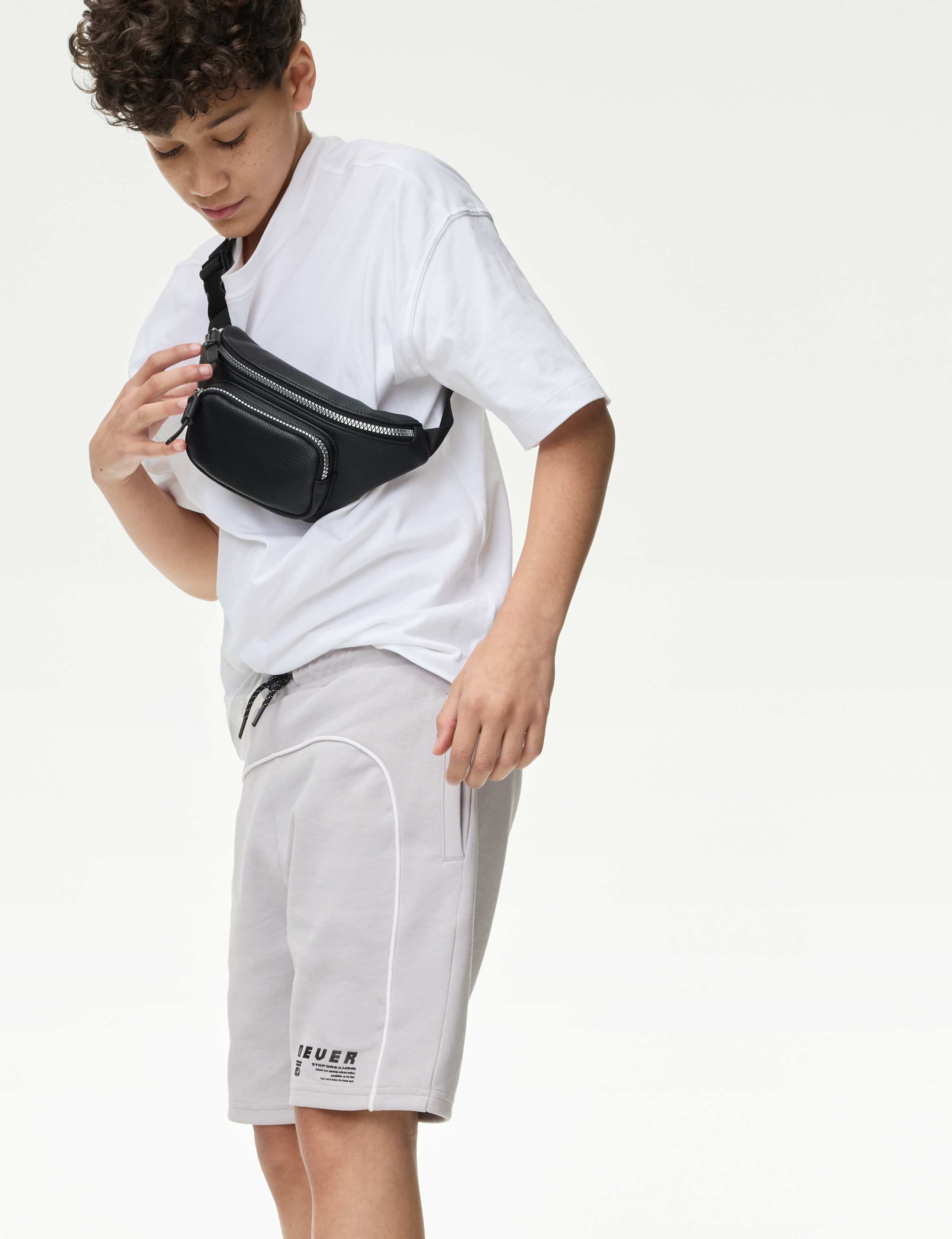 Cotton Rich Sports Shorts (6-16 Yrs)