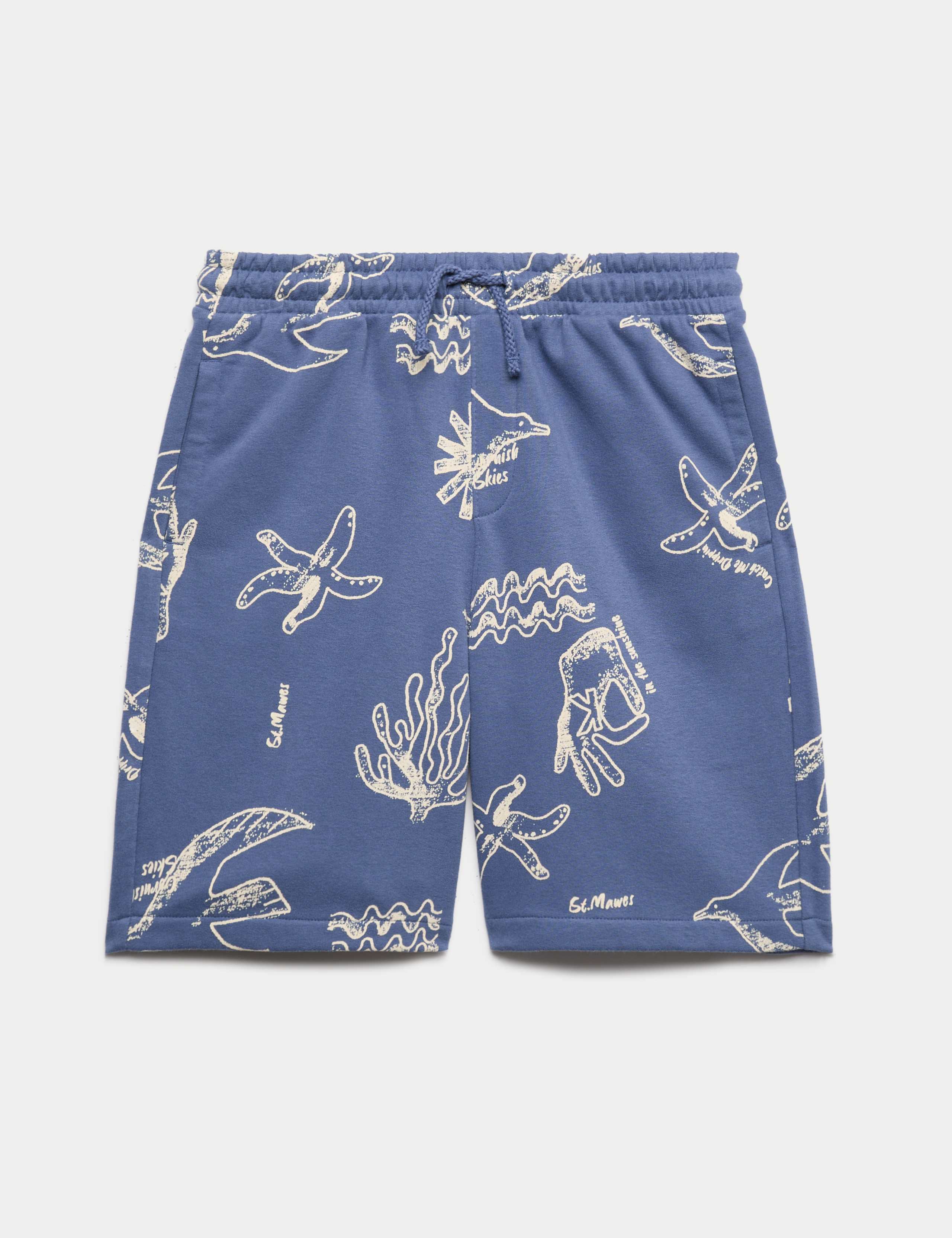 Cotton Rich Jersey Patterned Shorts (6-16 Yrs)