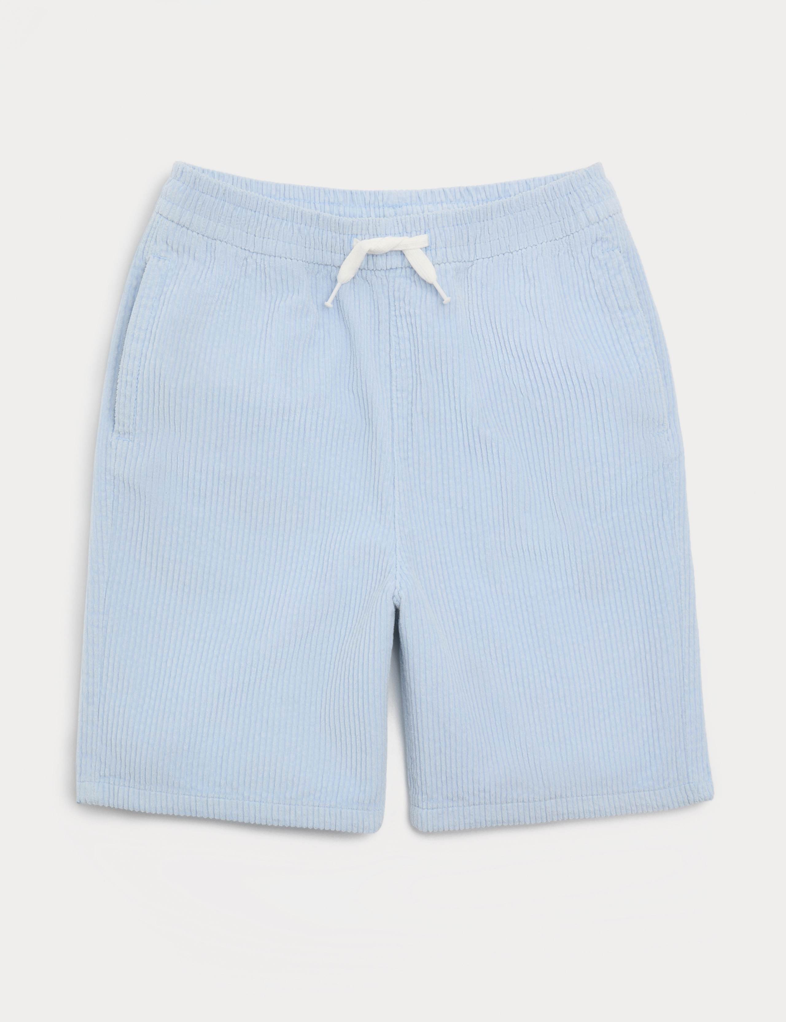 Pure Cotton Corduroy Shorts (2-16 Yrs)