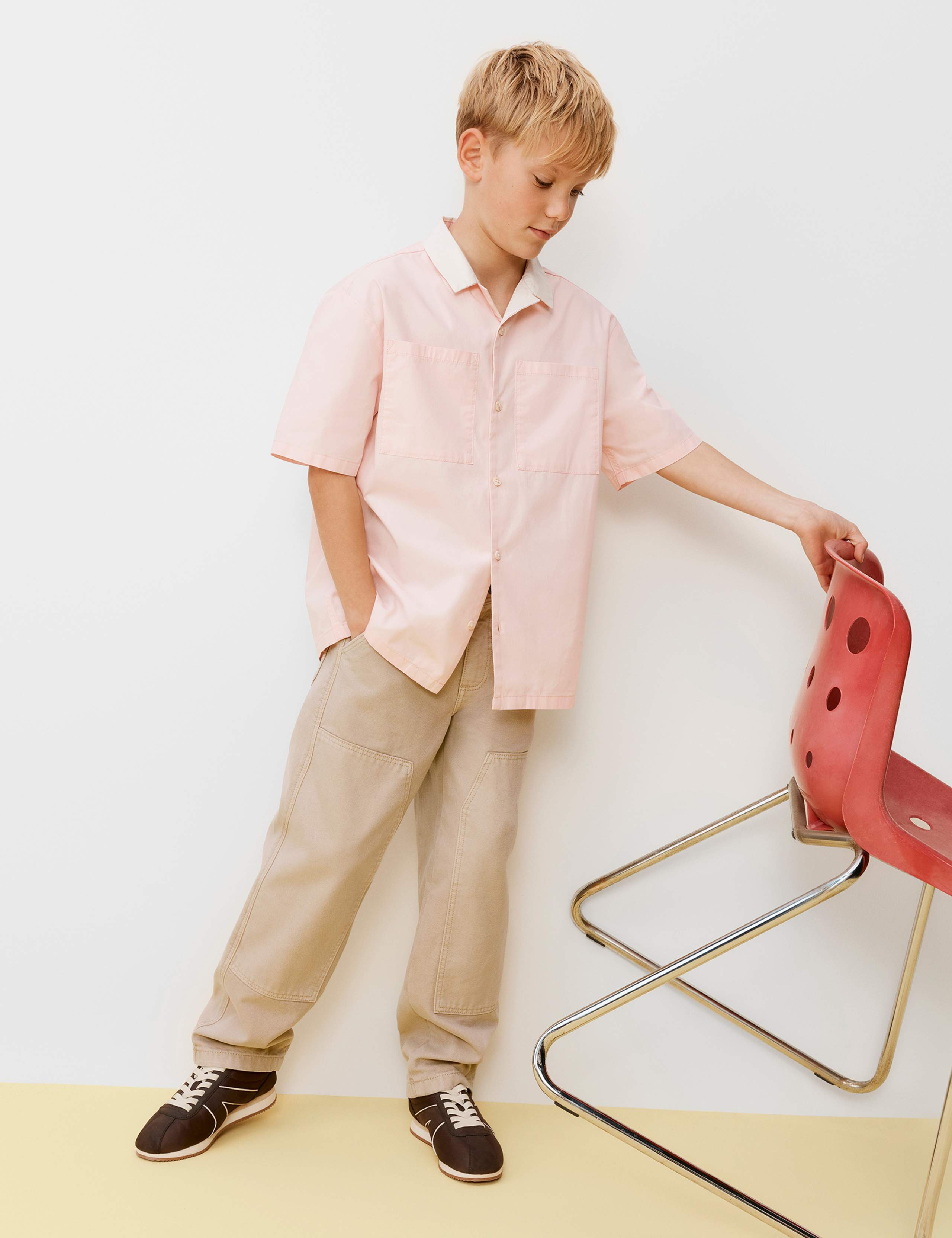 Pure Cotton Denim Baggy Fit Jeans (6-16 Yrs)