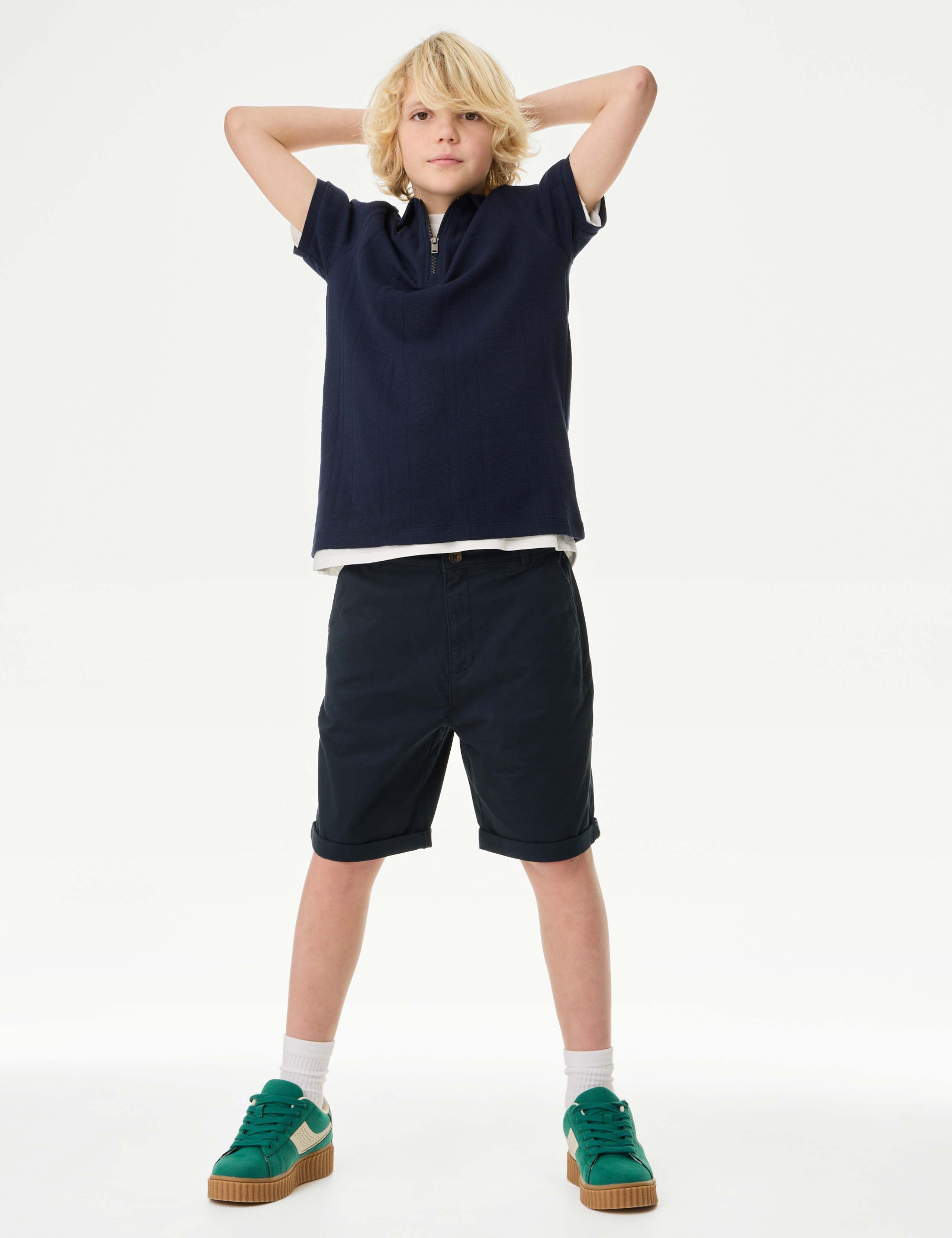 Cotton Rich Chino Shorts (6-16 Yrs)